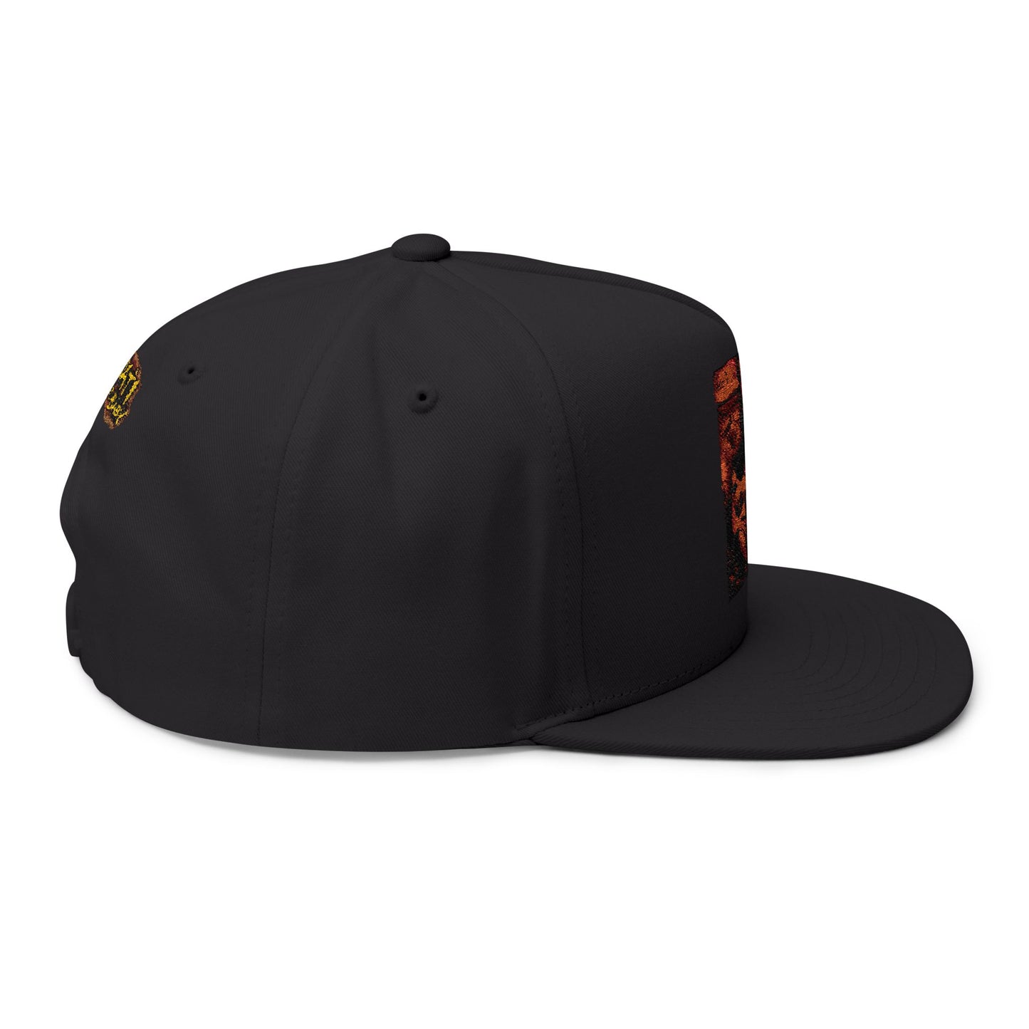 Gronati III 90's Retro Grunge/"Gronati TheGrungeBaby" Logo Embroidered Flat Bill Hat