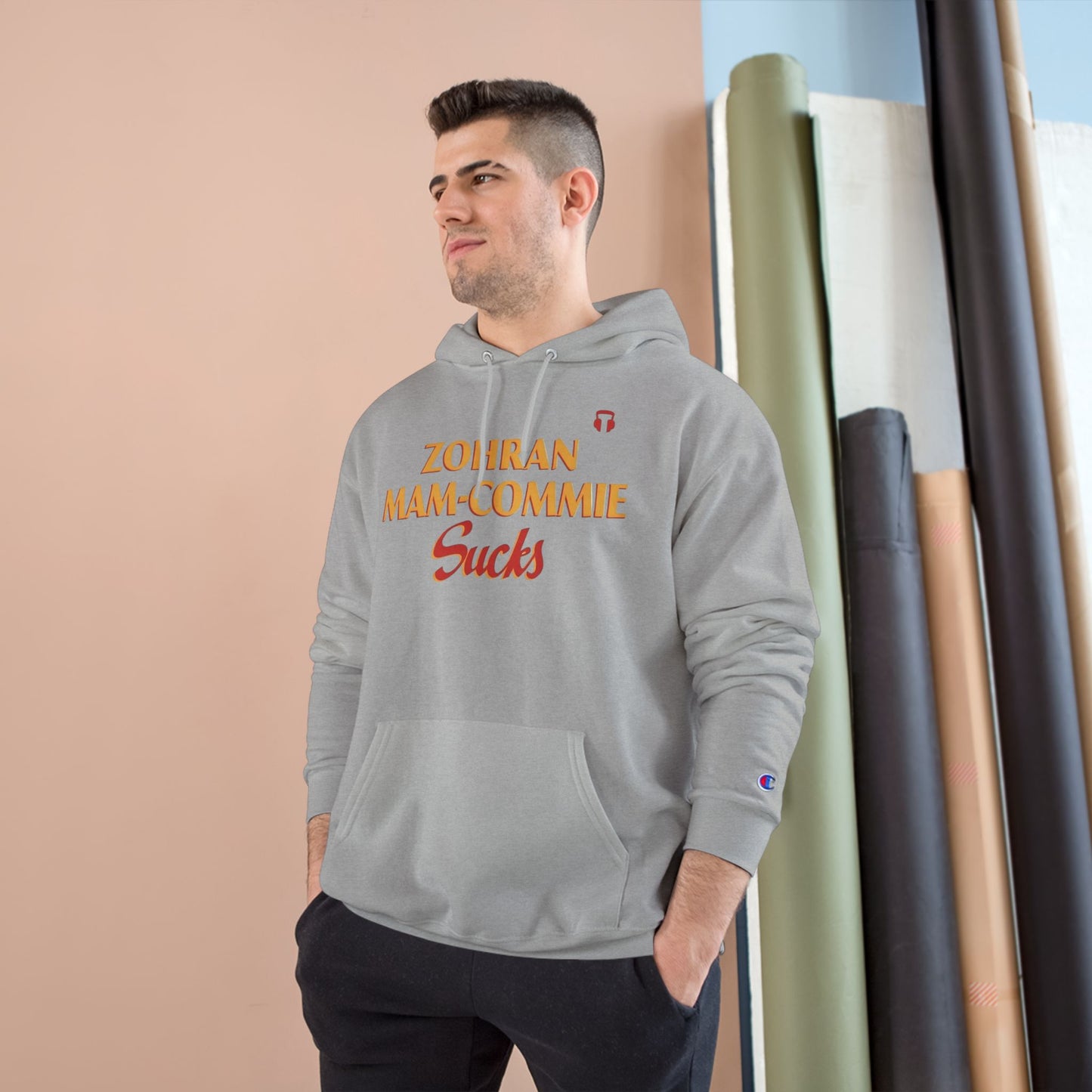 Zohran Mam-Commie Sucks Champion Brand T-Shirt
