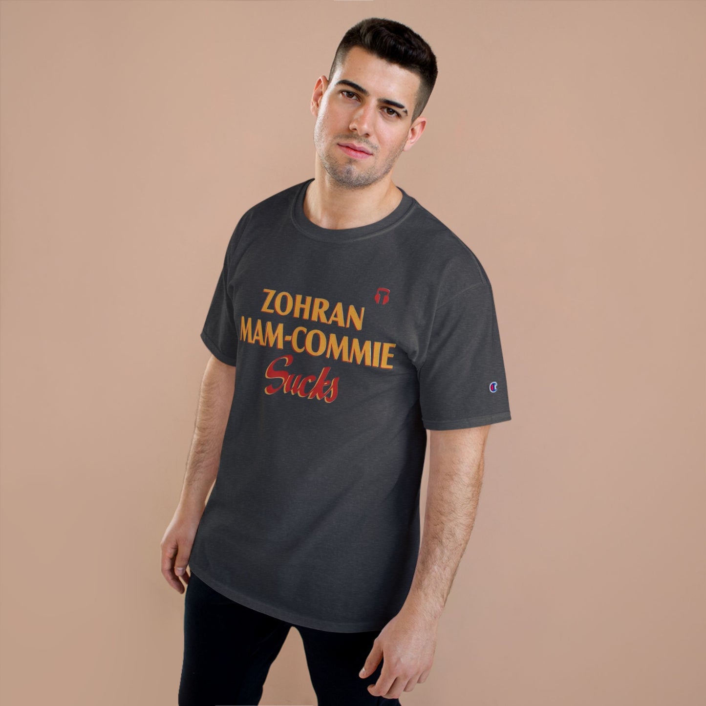 Zohran Mam-Commie Sucks Champion Brand T-Shirt
