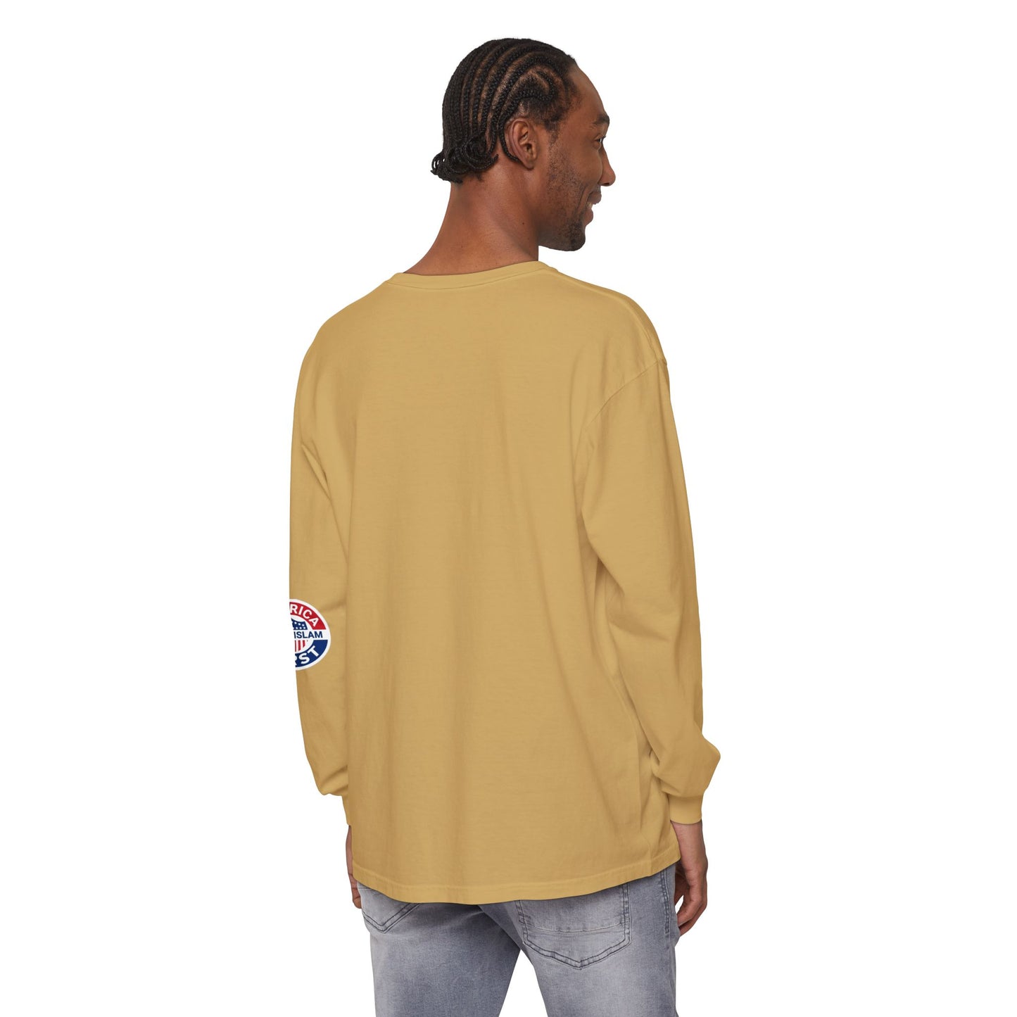 Zohran Mam-Commie Sucks/America First F*CK ISLAM Comfort Color Brand Long Sleeve T-Shirt