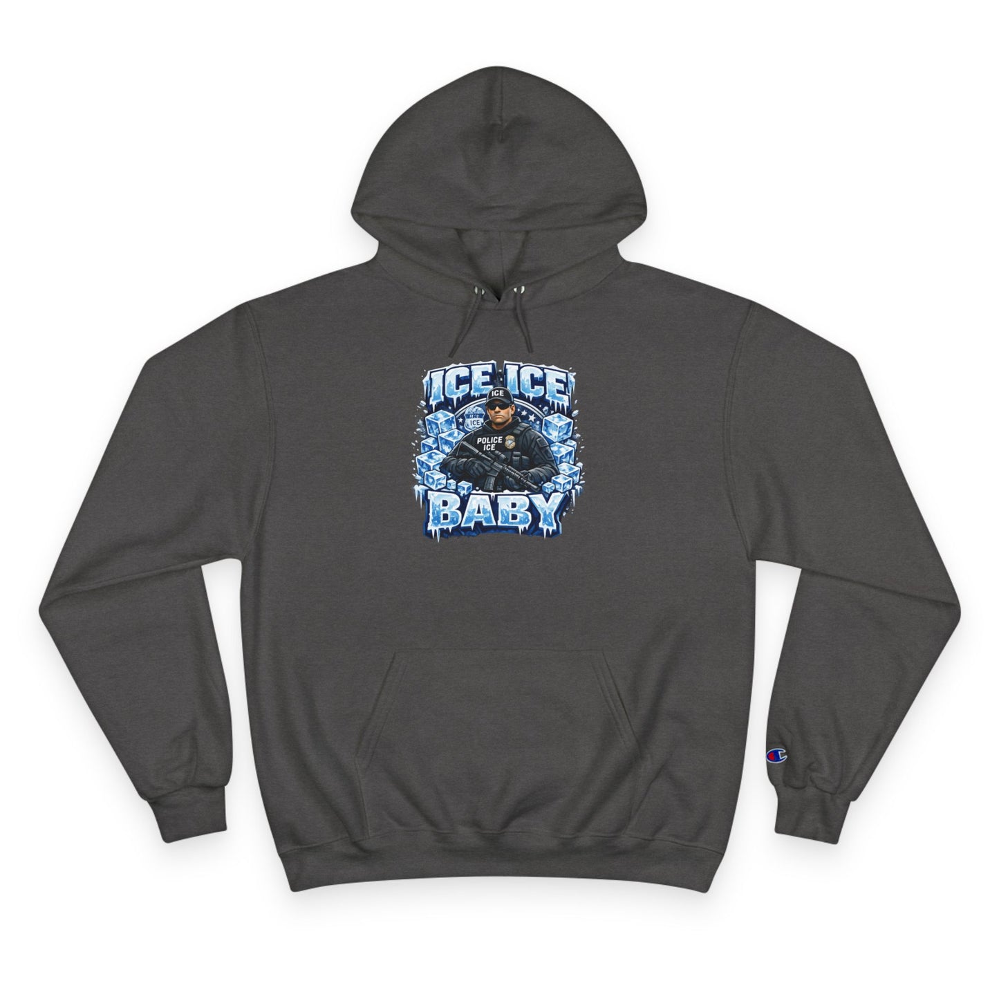 Ice Ice Baby ICE Agent Champion Brand Hoodie