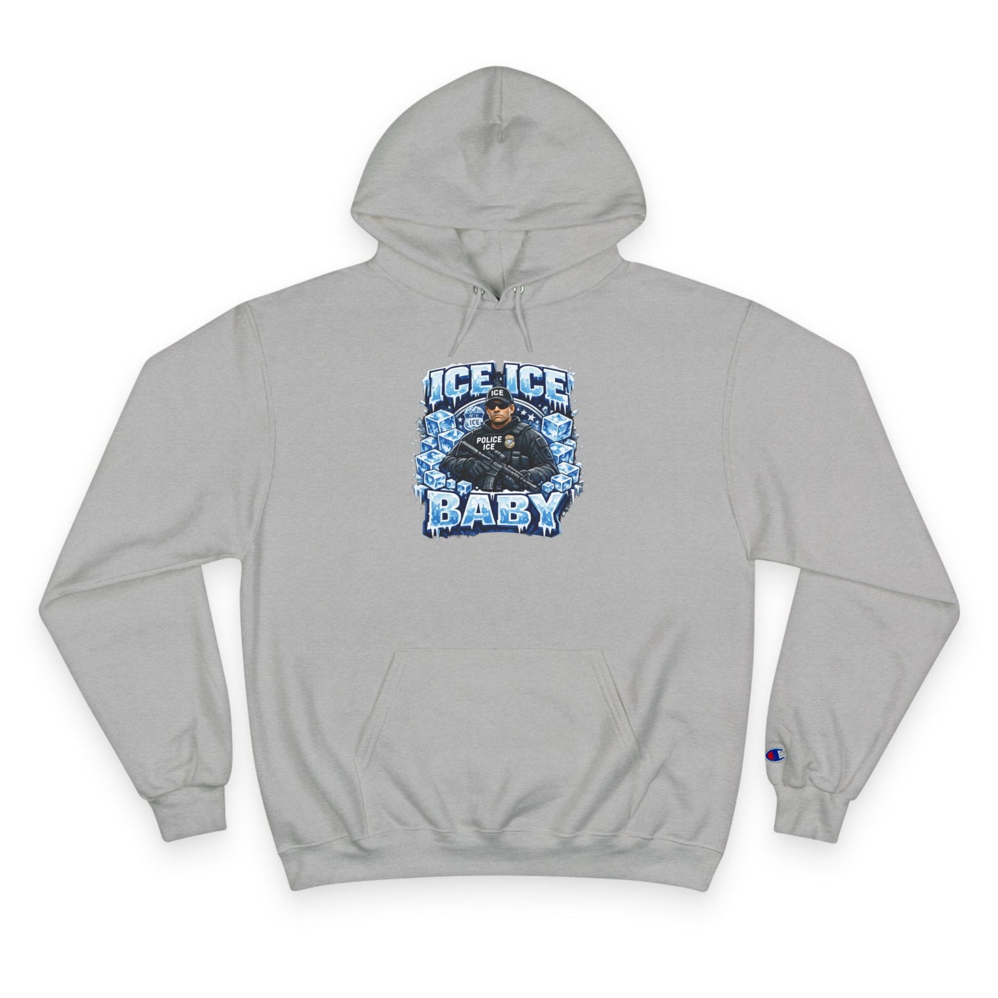 Ice Ice Baby ICE Agent Champion Brand Hoodie