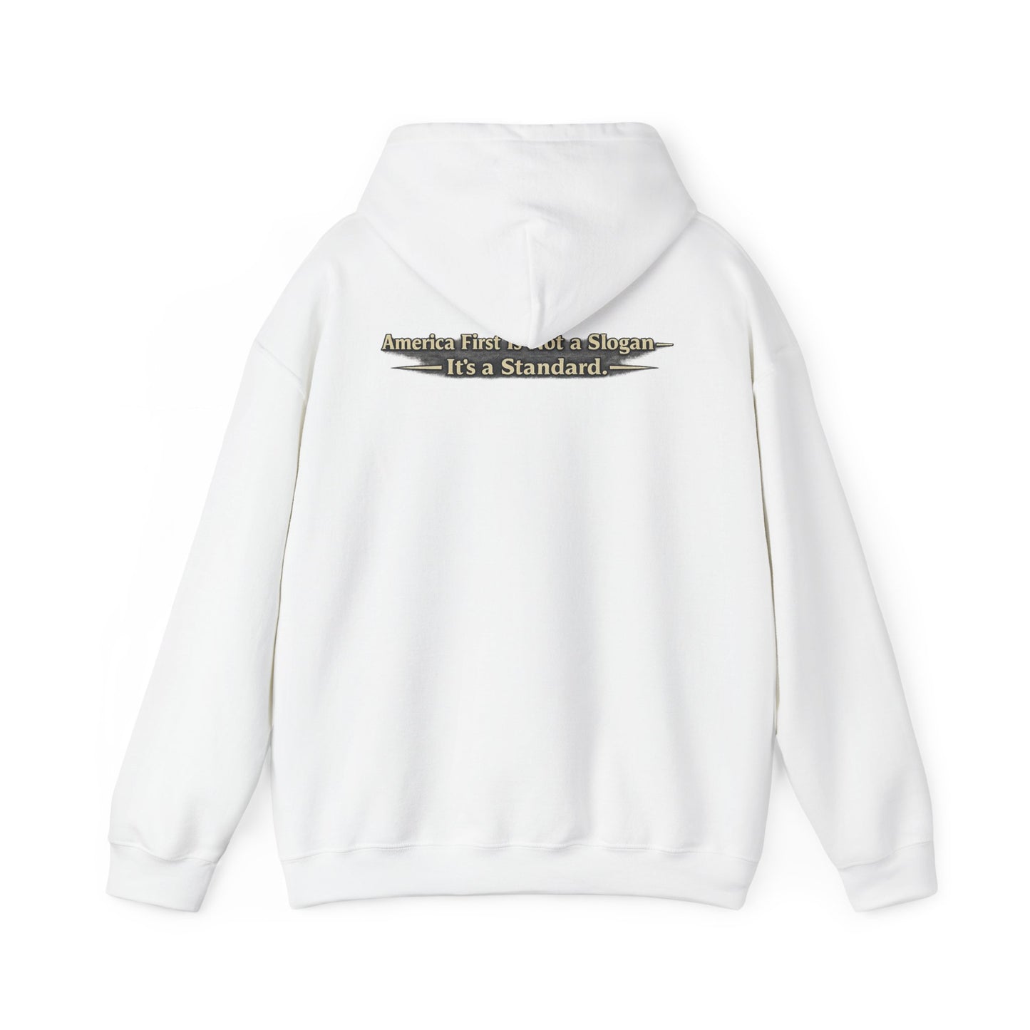"Make America First Again" America First Is Not A Slogan - It's A Standard Comfort Color Brand Hoodie