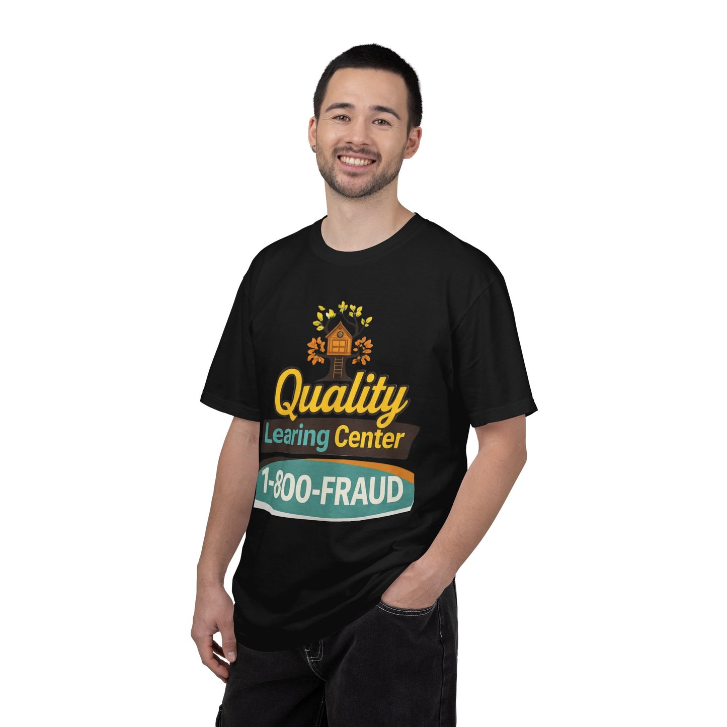 "Quality Learing Center" 1-800-FRAUD Comfort Colors Brand T-Shirt