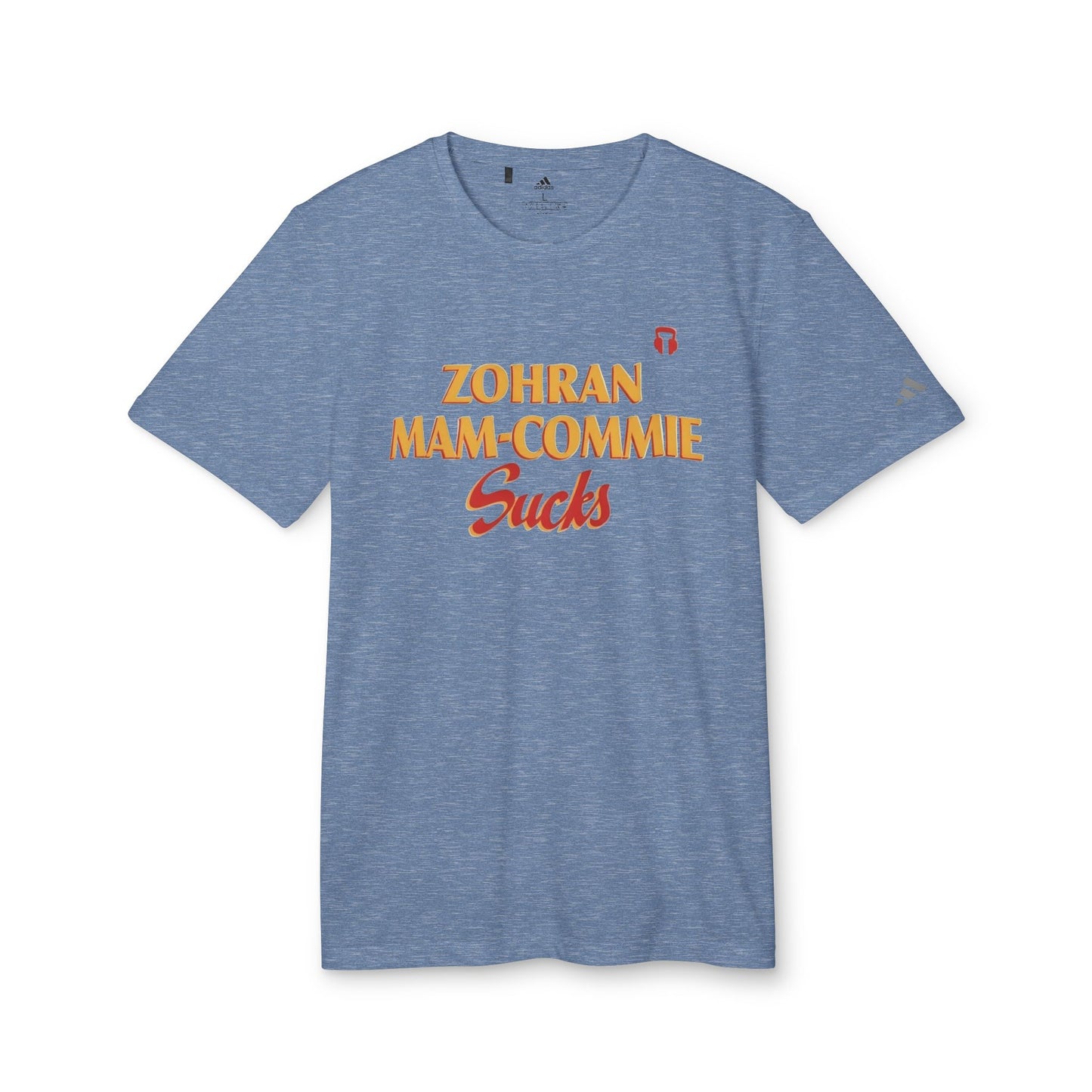 Zohran Mam-Commie Sucks Adidas Brand T-Shirt