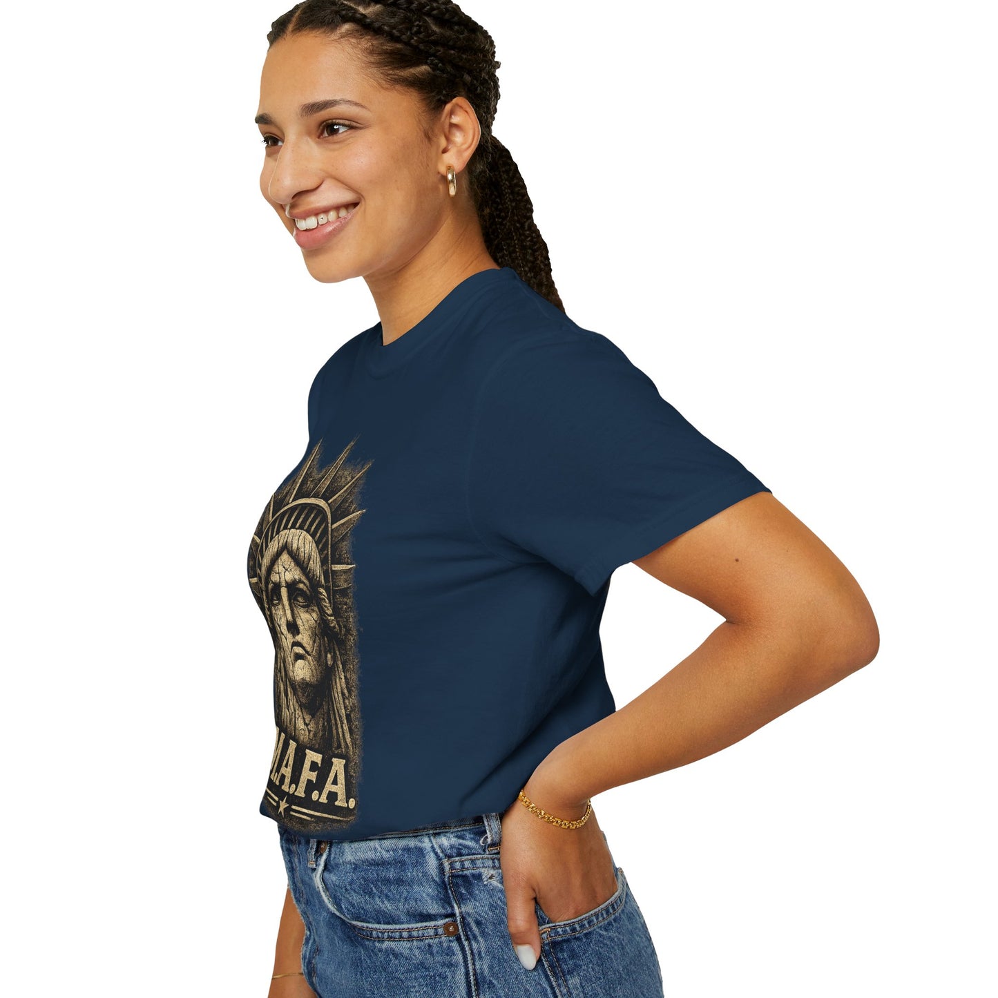 M.A.F.A. Statue Of Liberty  "Sovereignty Security Prosperity " Comfort Color Brand T-Shirt
