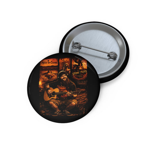 Gronati III 90s Retro Grunge Pin Button