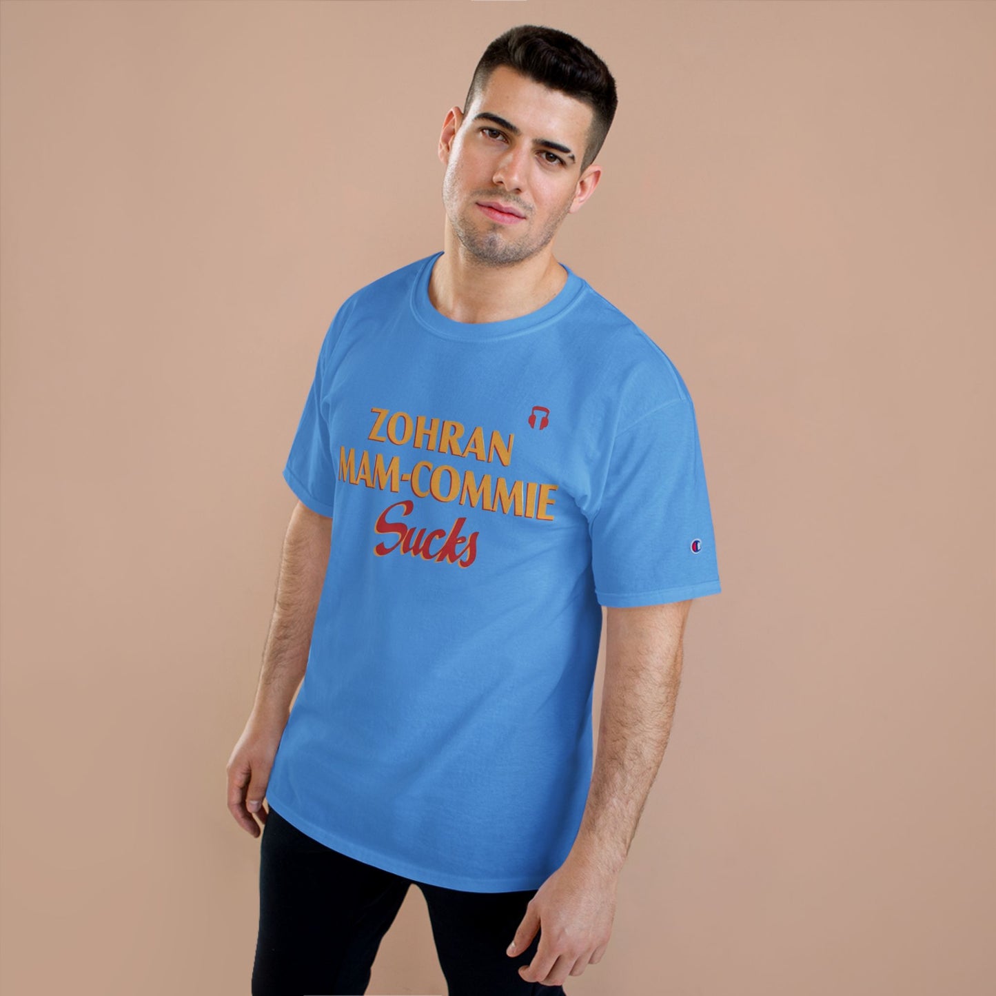 Zohran Mam-Commie Sucks Champion Brand T-Shirt