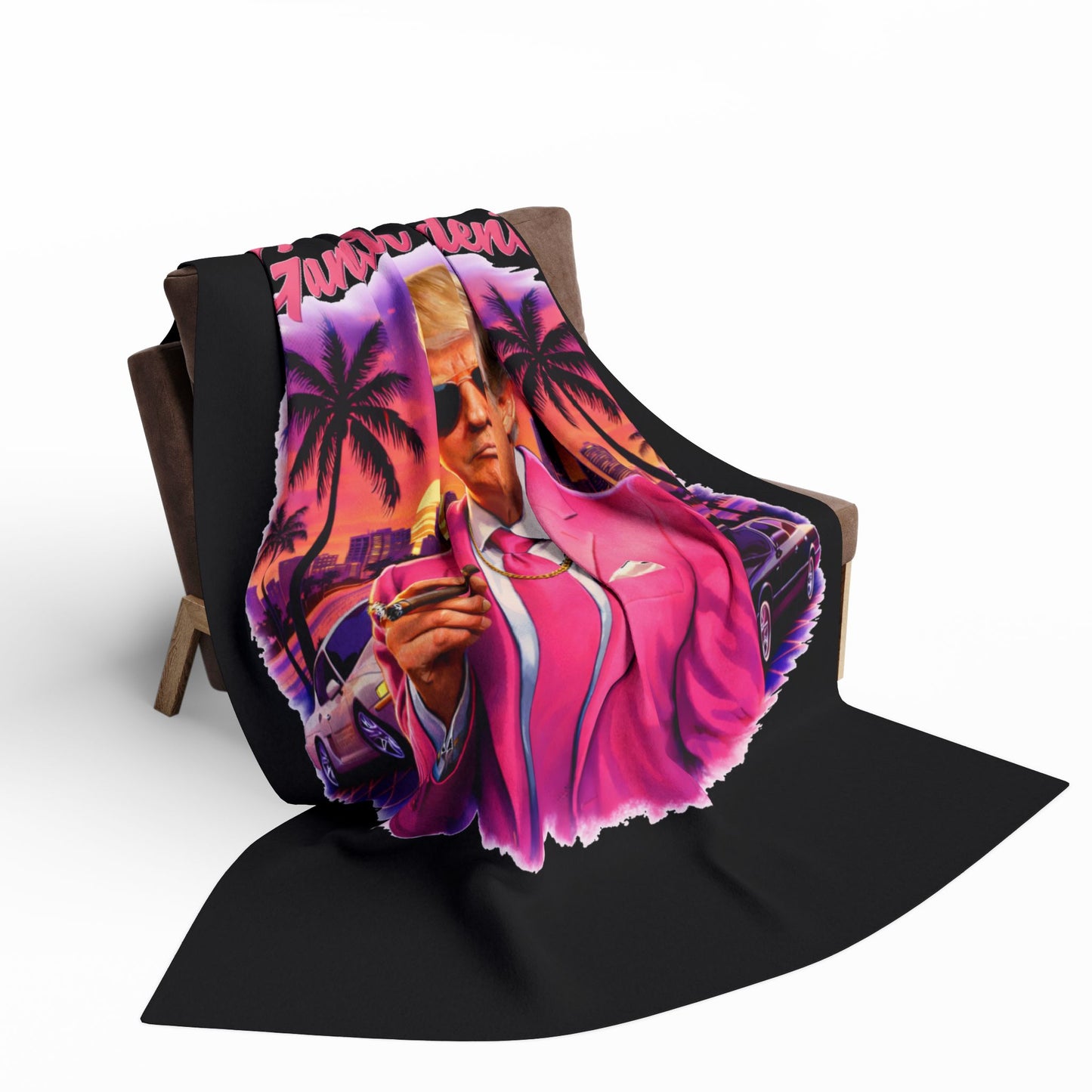 Gangster President Vice City Arctic  Fleece Blanket