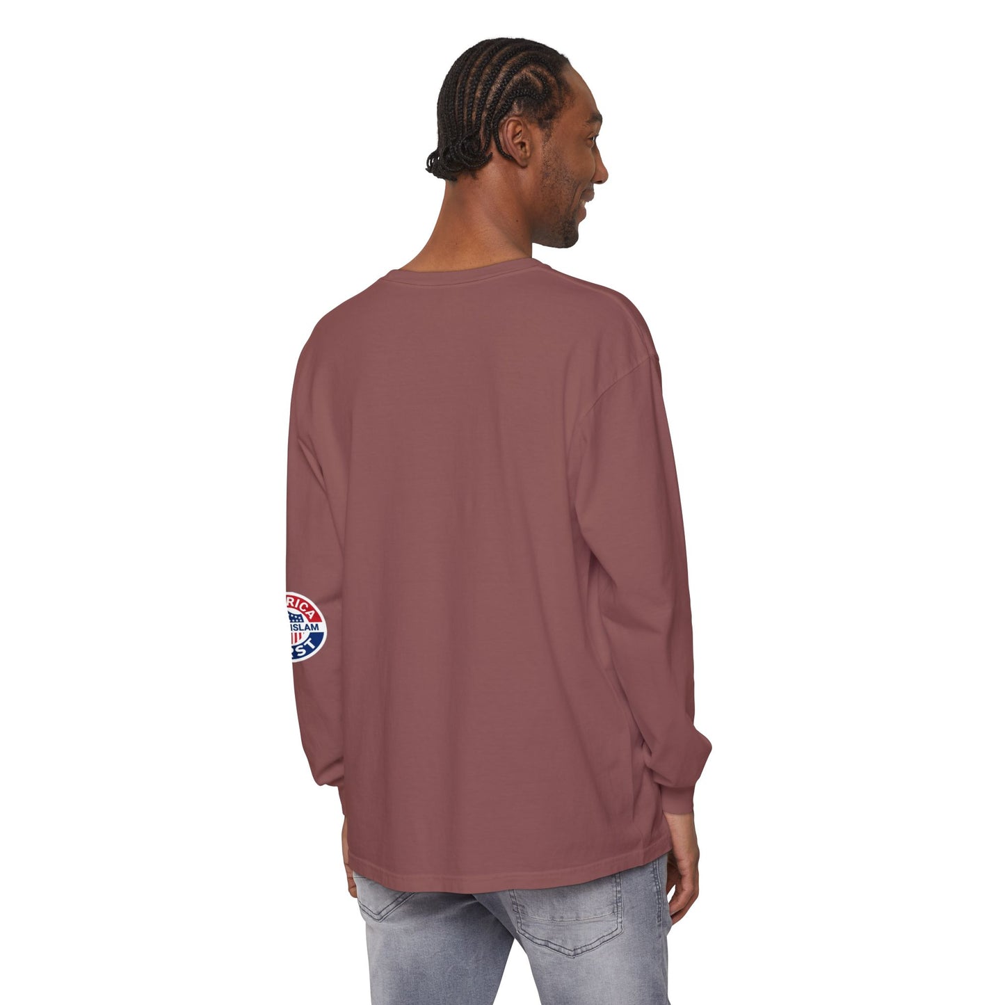 Zohran Mam-Commie Sucks/America First F*CK ISLAM Comfort Color Brand Long Sleeve T-Shirt