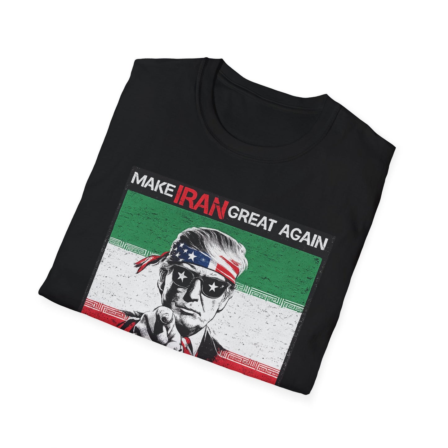 "Make Iran Great Again (MIGA)" Trump Gildan Brand T-Shirt