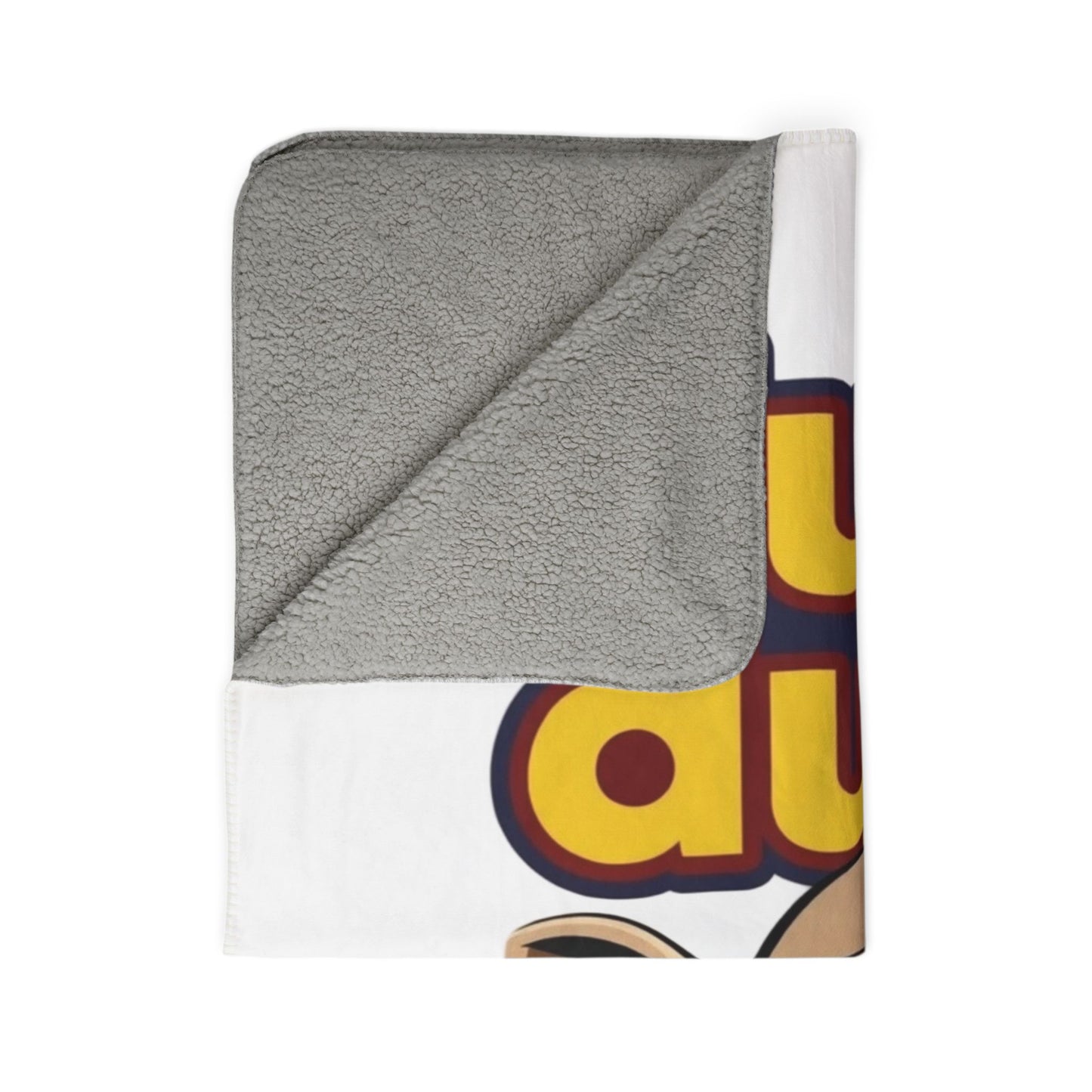 "Durka Durka" Camel Fleece Sherpa Blanket