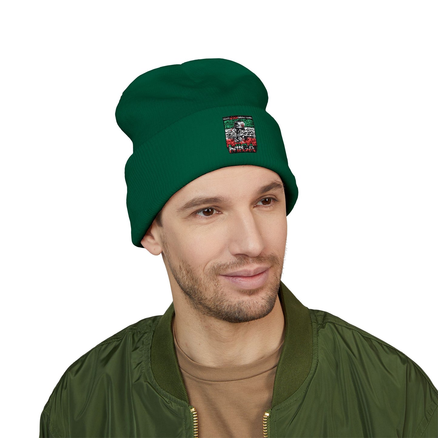 "Make Iran Great Again (MIGA)" Trump Embroidered Classic Cuffed Knit Hat