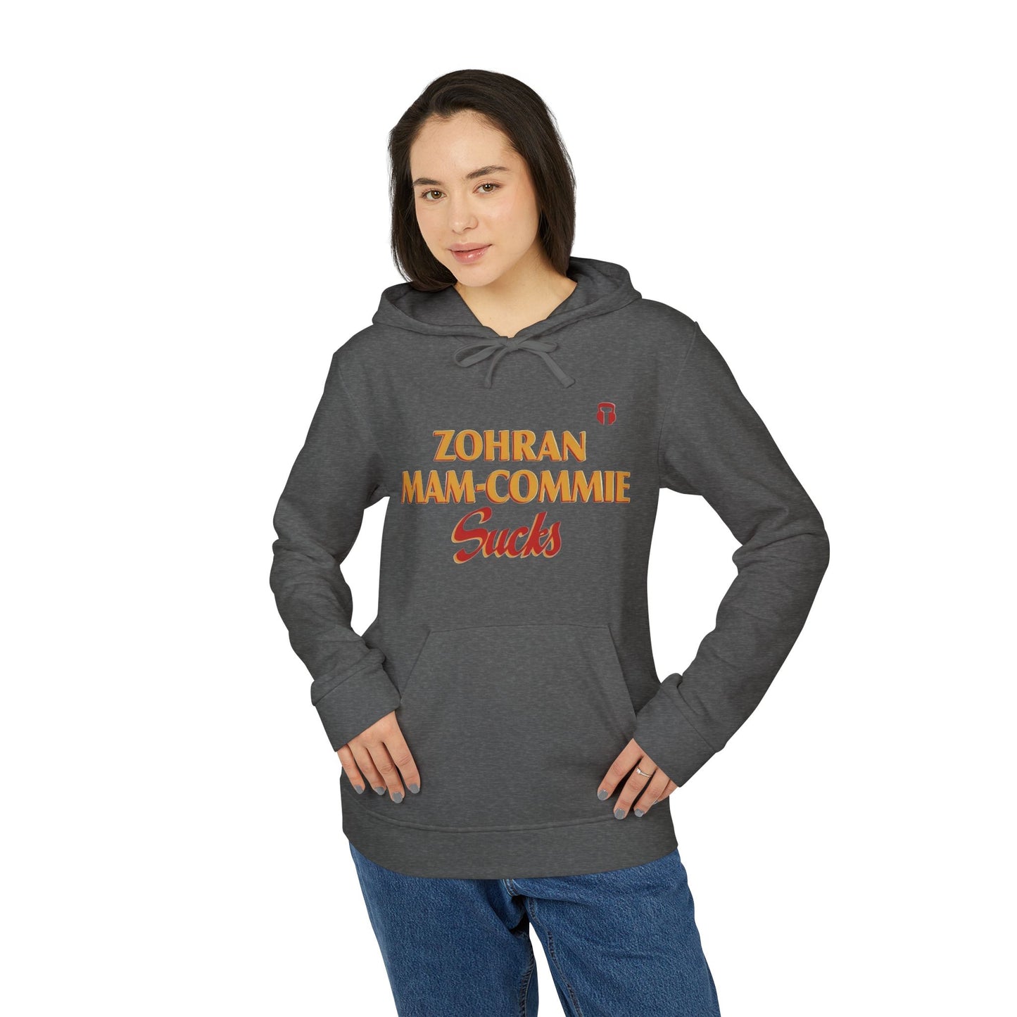 Zohran Mam-Commie Sucks Adidas Brand Hoodie