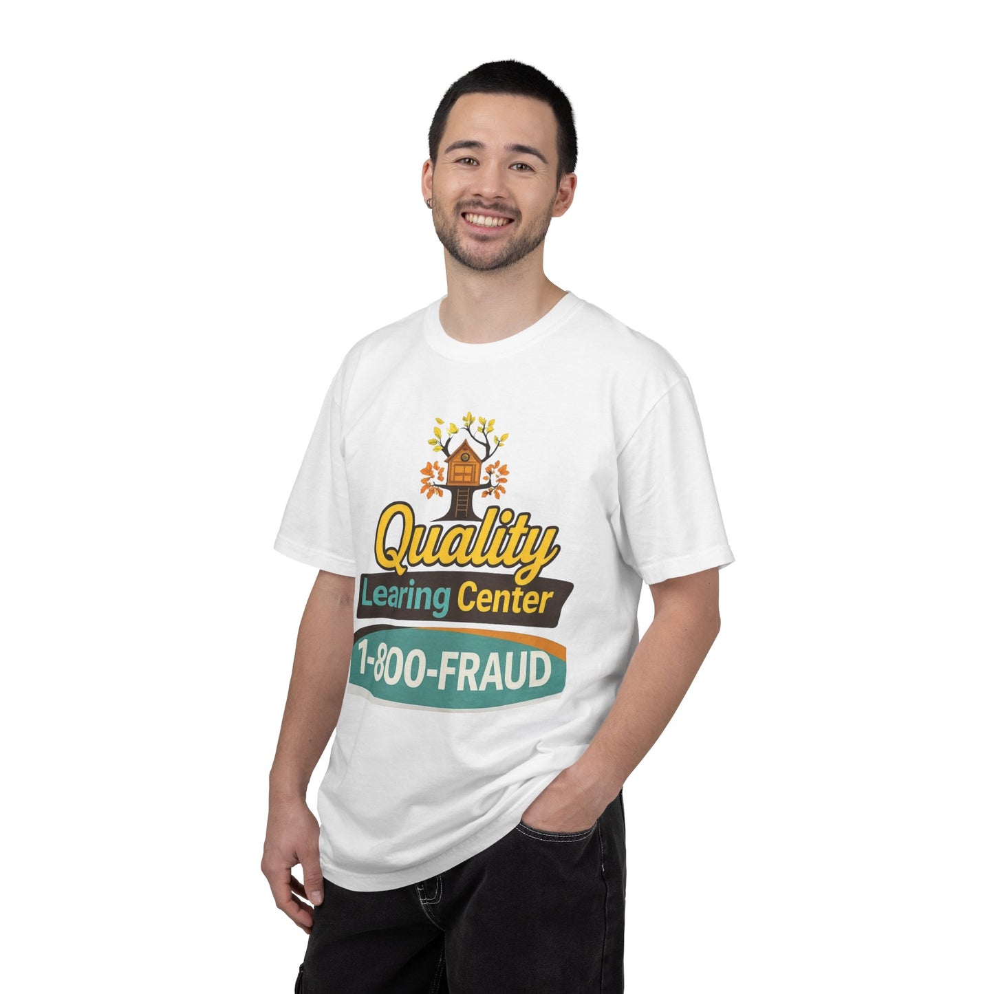 "Quality Learing Center" 1-800-FRAUD Comfort Colors Brand T-Shirt