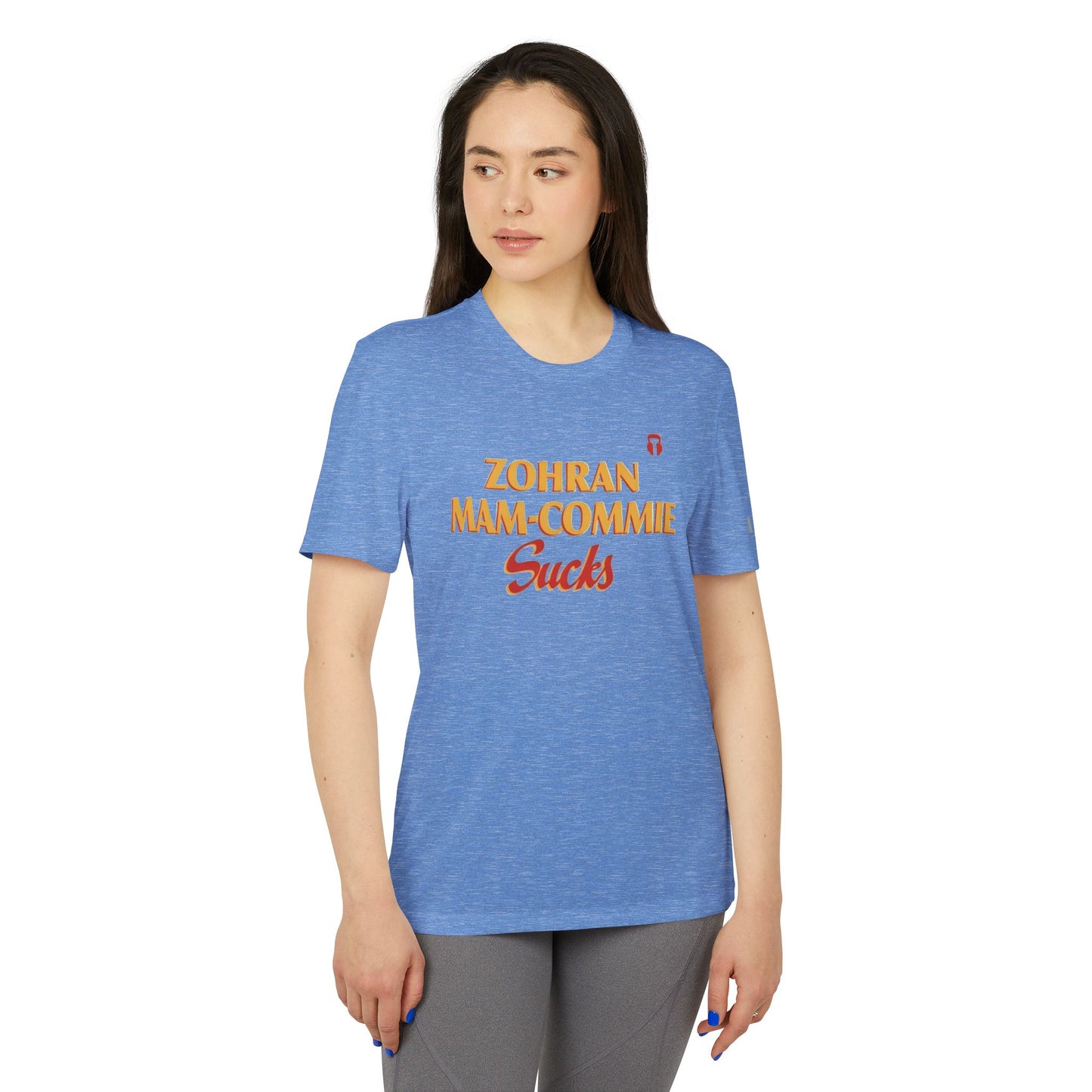 Zohran Mam-Commie Sucks Adidas Brand T-Shirt