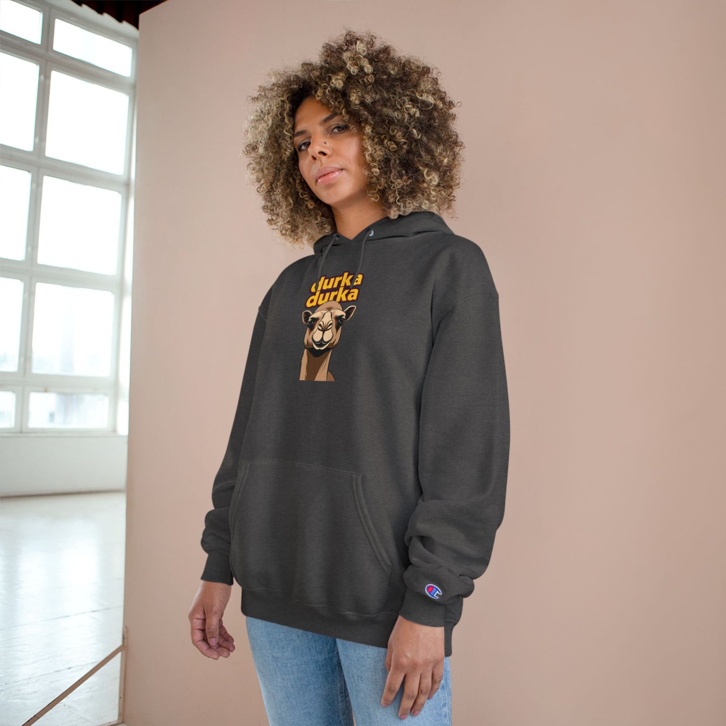 "Durka Durka" Camel Champion Brand Hoodie