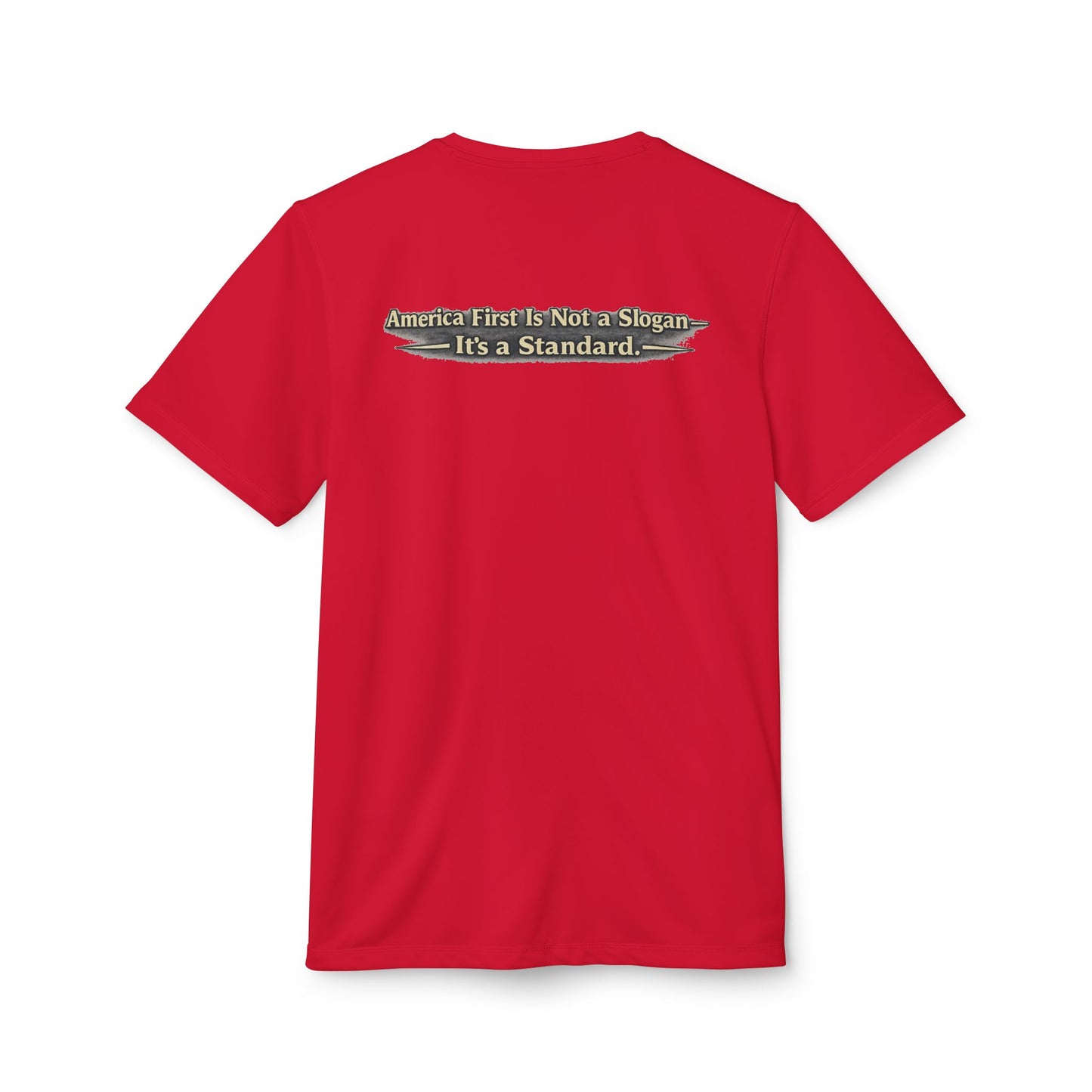 "Make America First Again" Book Merch Adidas Brand T-Shirt