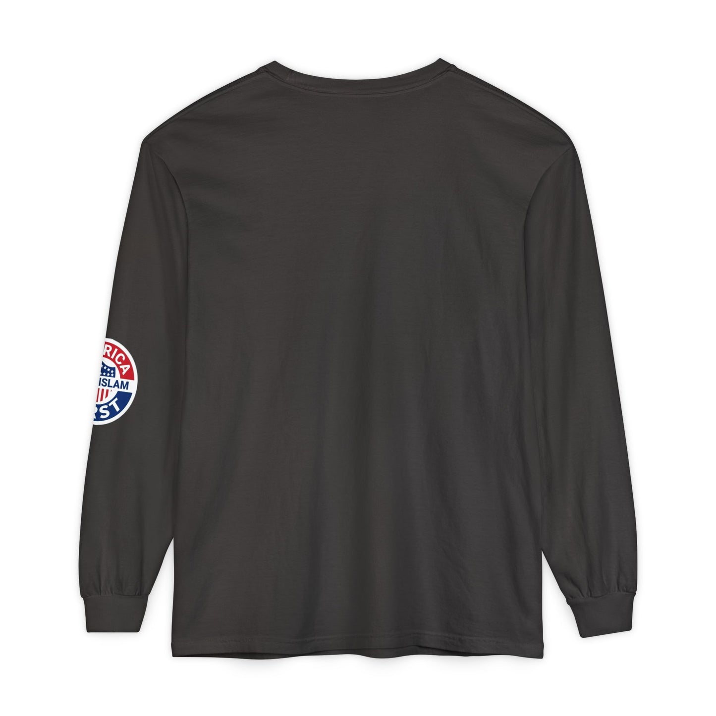 Zohran Mam-Commie Sucks/America First F*CK ISLAM Comfort Color Brand Long Sleeve T-Shirt