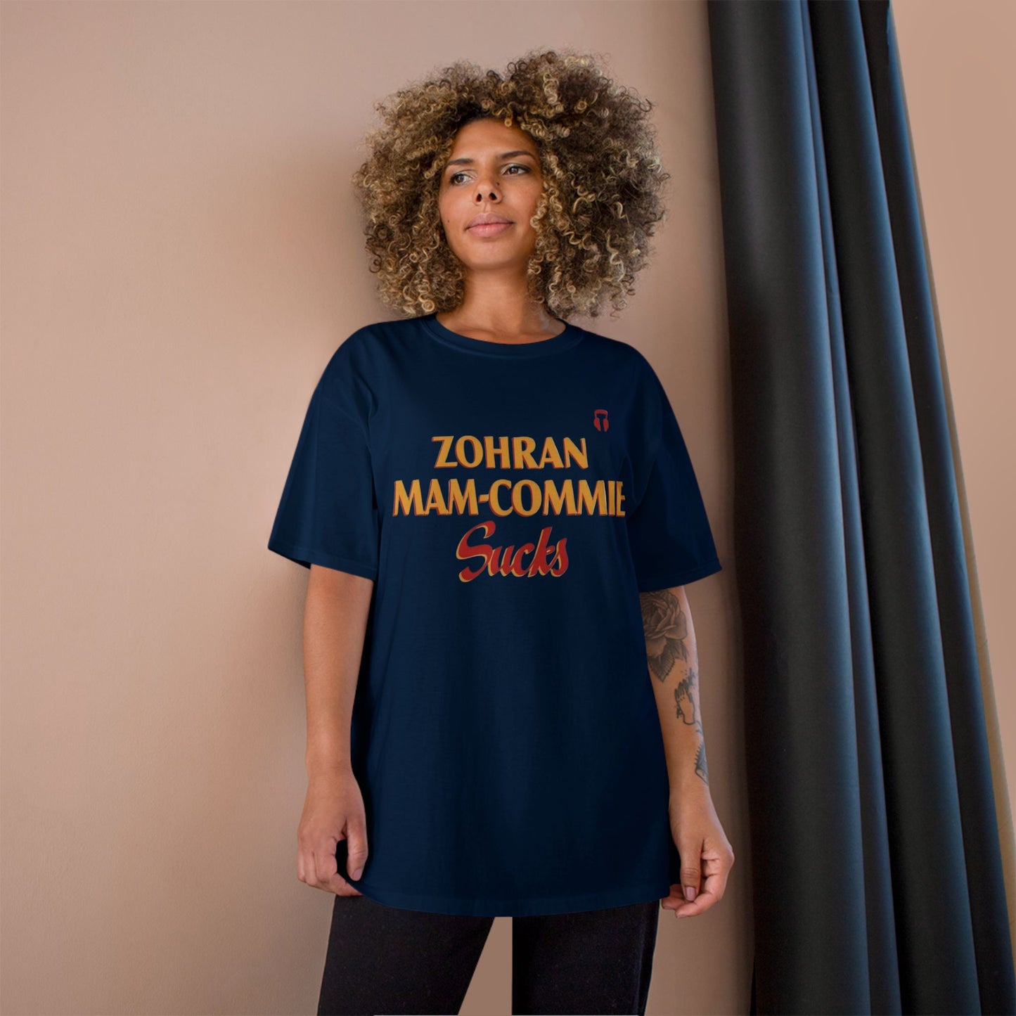 Zohran Mam-Commie Sucks Champion Brand T-Shirt