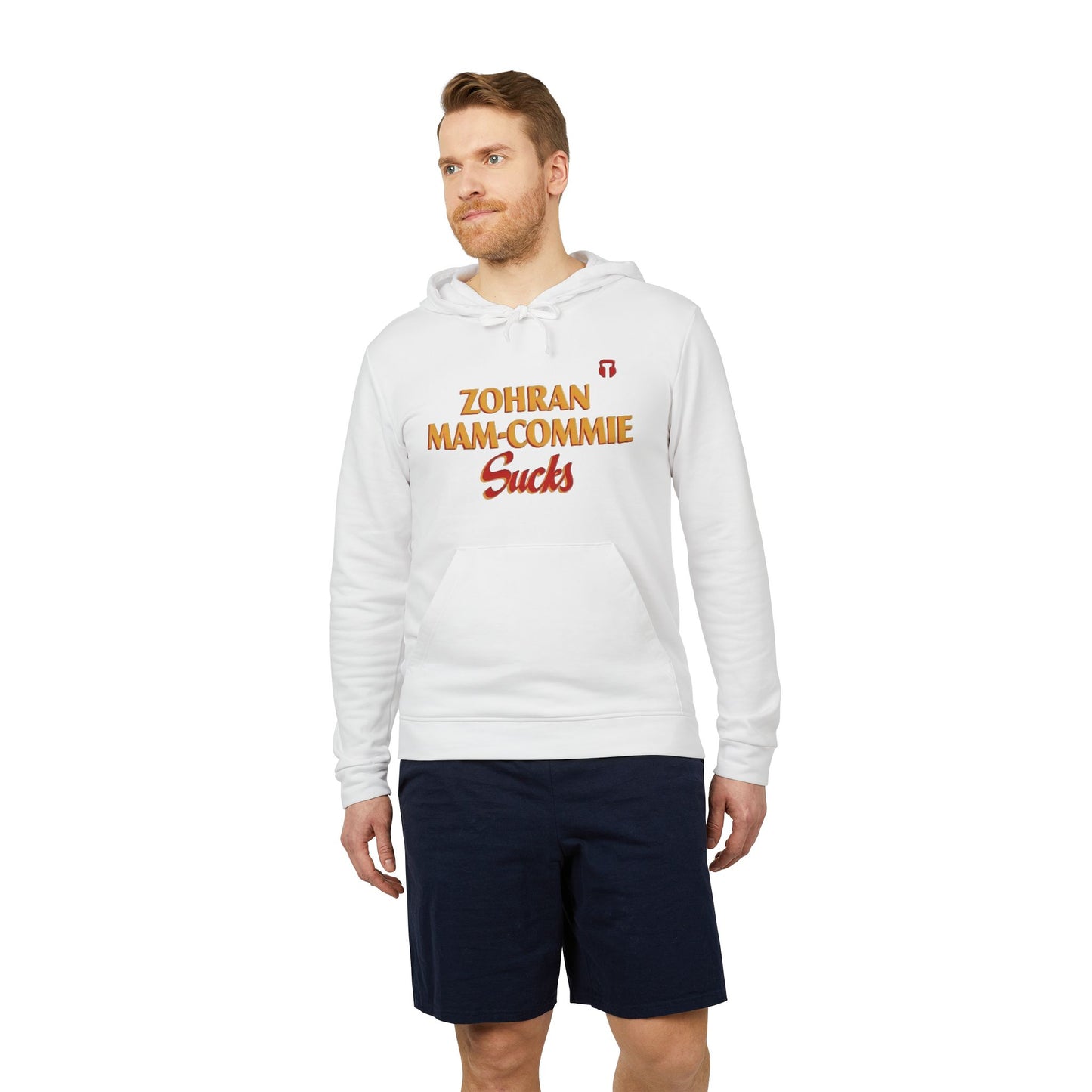 Zohran Mam-Commie Sucks Adidas Brand Hoodie