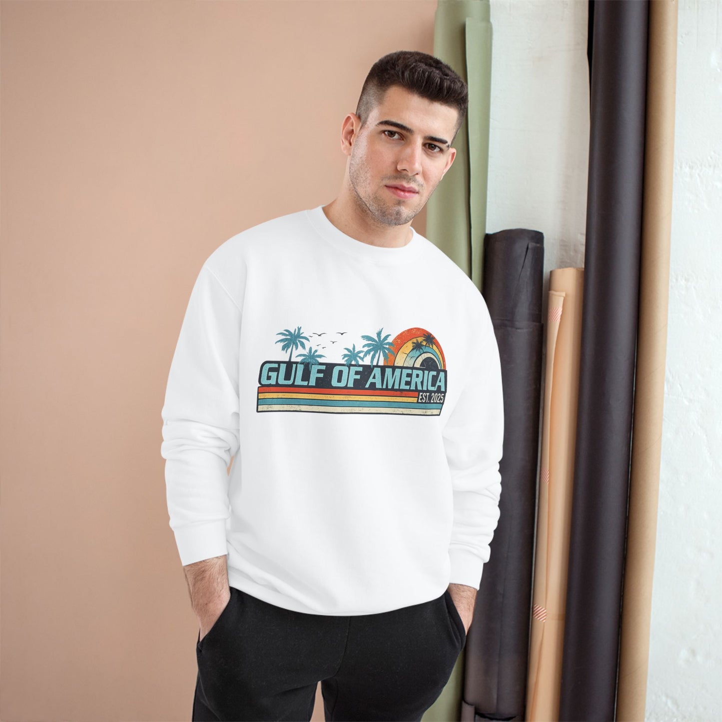 Gulf of America Vintage Champion Crewneck Sweatshirt