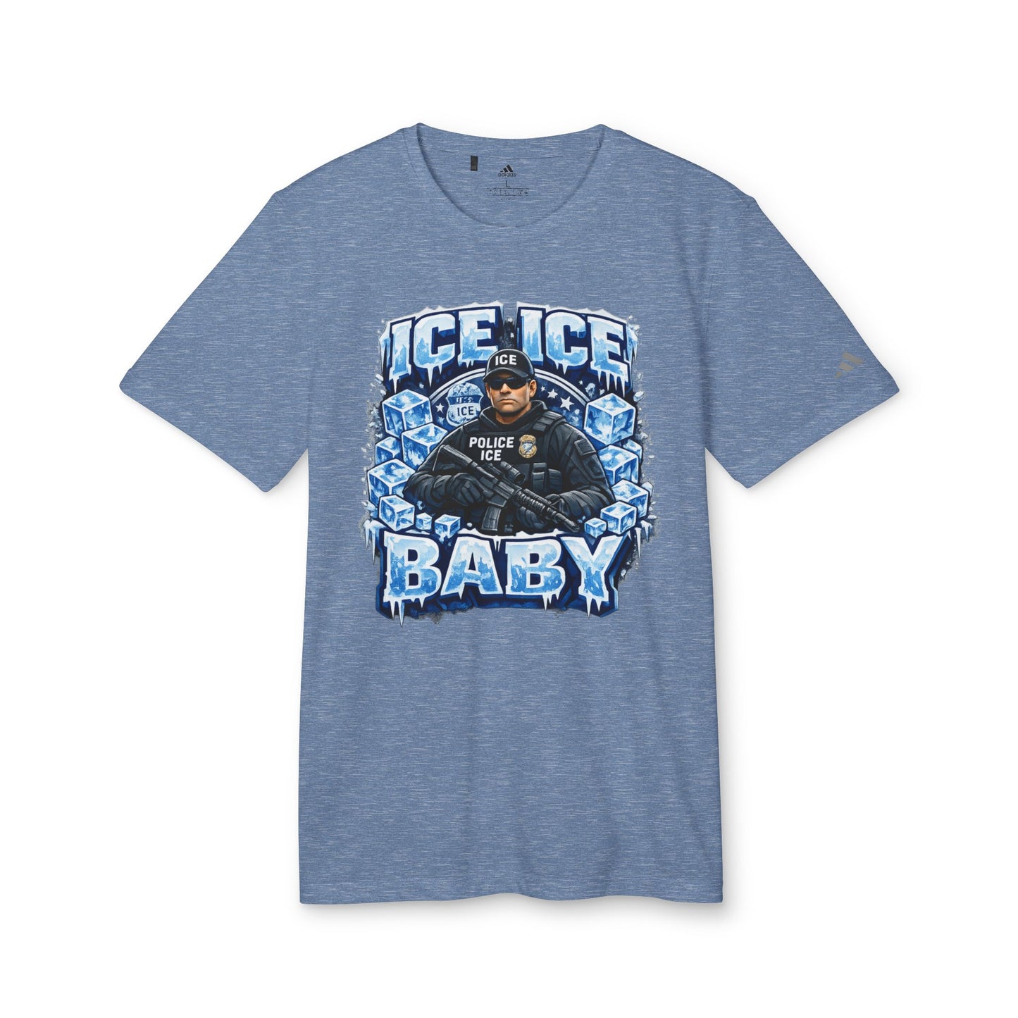 Ice Ice Baby ICE Agent Adidas Brand T-Shirt