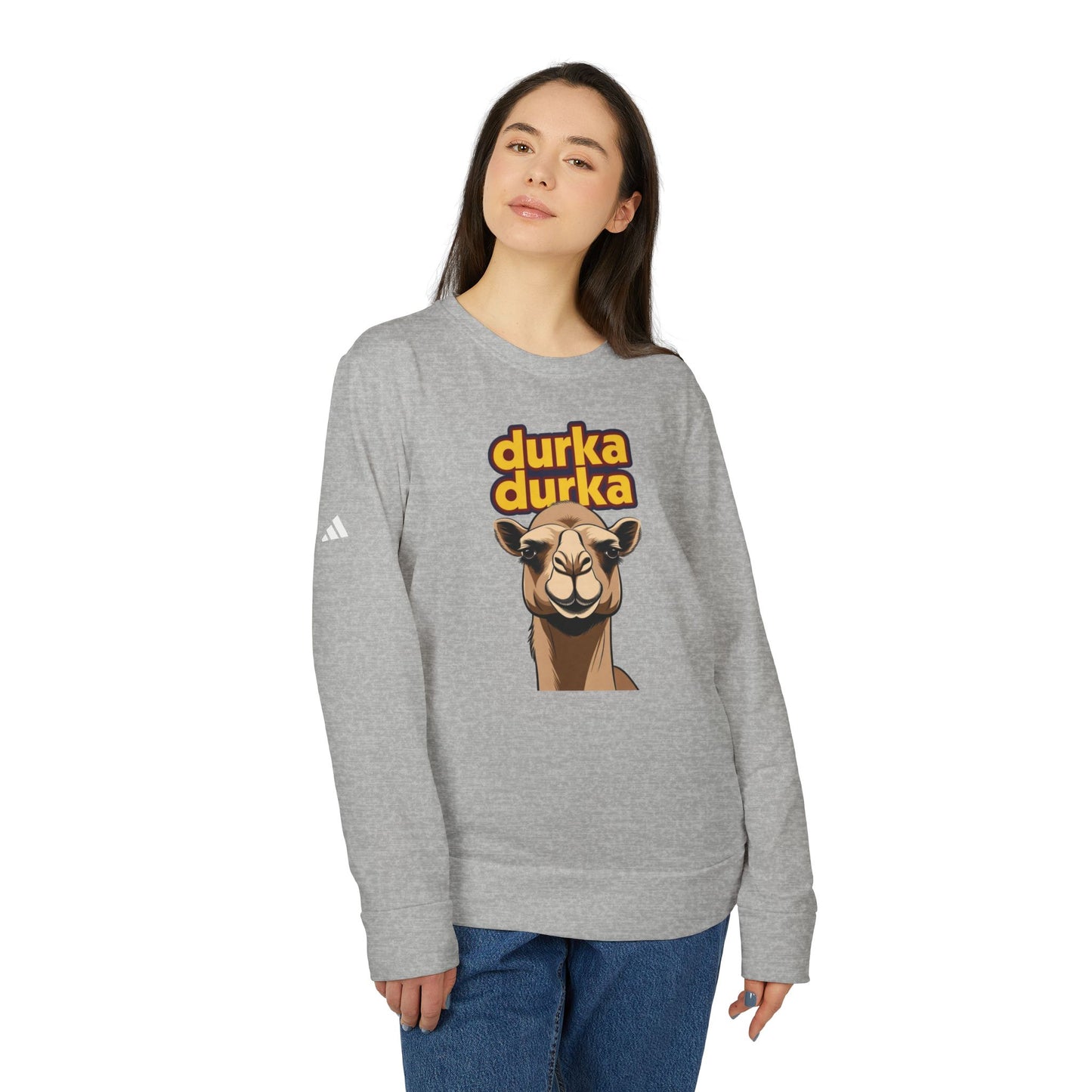 "Durka Durka Camel Adidas Crewneck Sweatshirt
