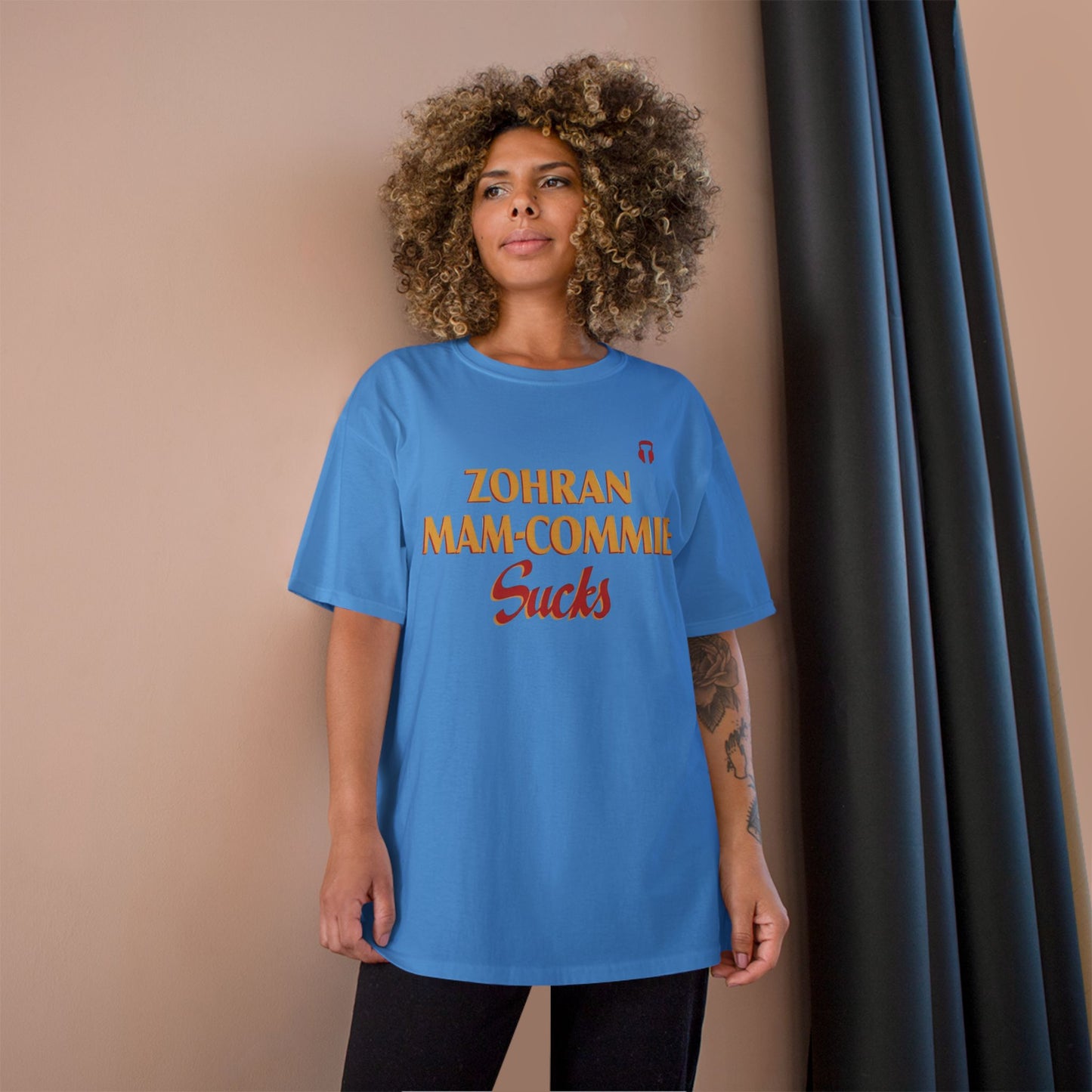 Zohran Mam-Commie Sucks Champion Brand T-Shirt