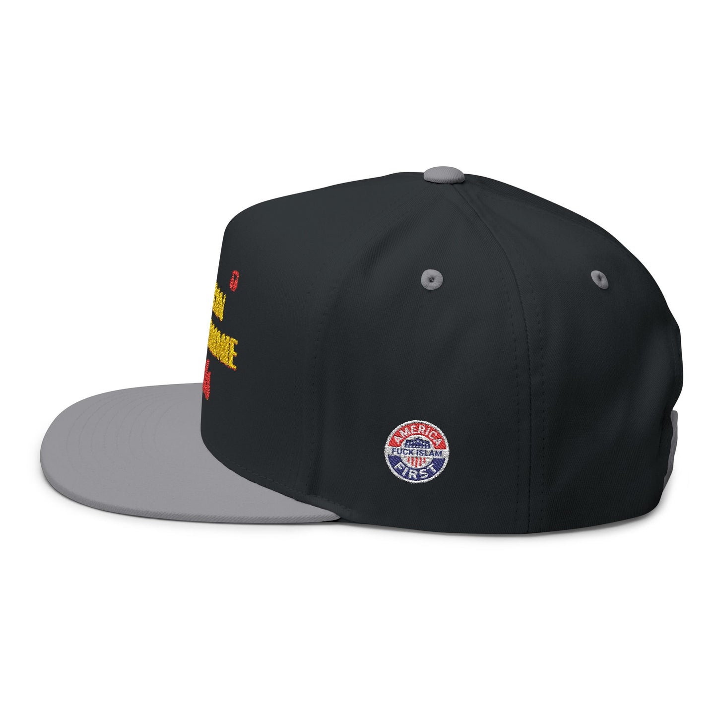 Zohran Mam-Commie Sucks Embroidered Snapback Flat Bill Cap
