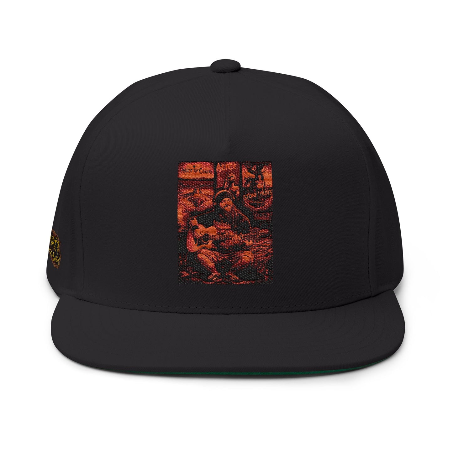 Gronati III 90's Retro Grunge/"Gronati TheGrungeBaby" Logo Right side Embroidered Flat Bill Hat