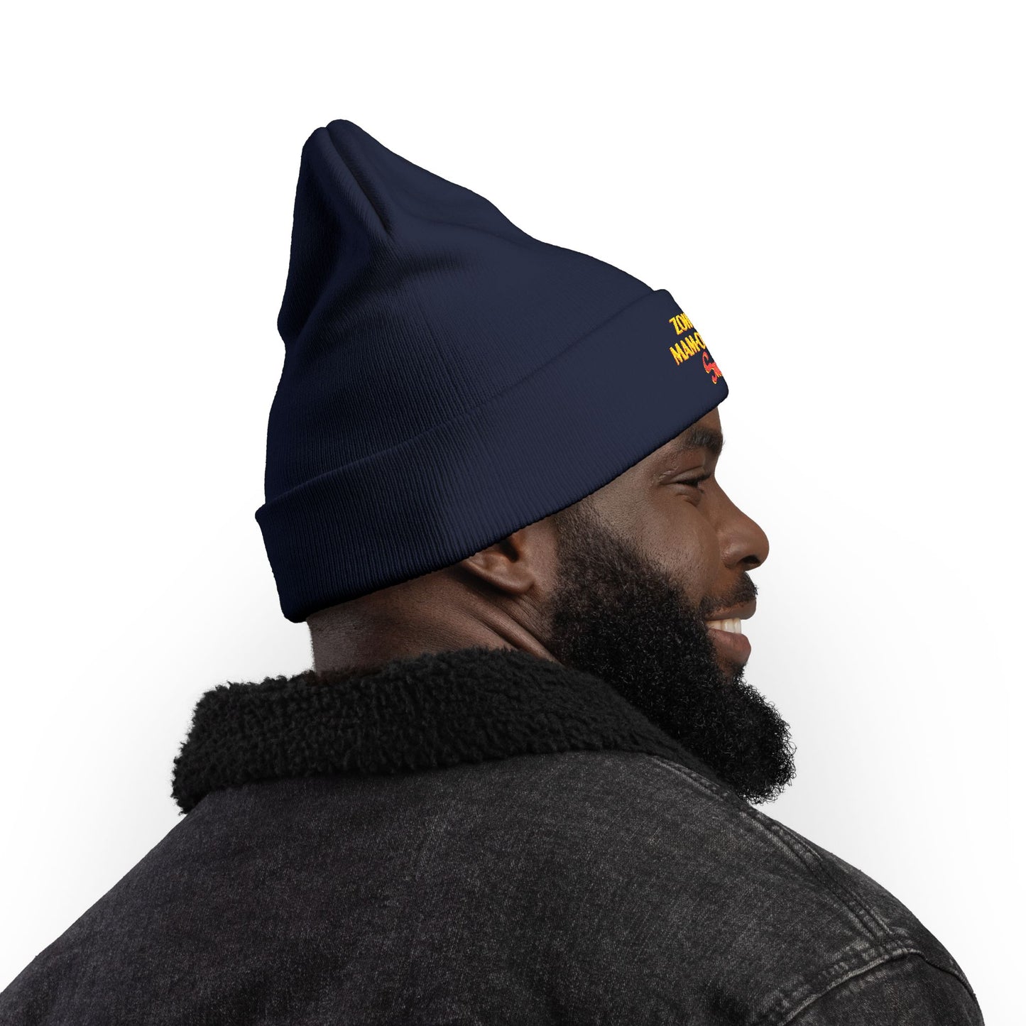 Zohran Mam-Commie Sucks Embroidered Knit Beanie