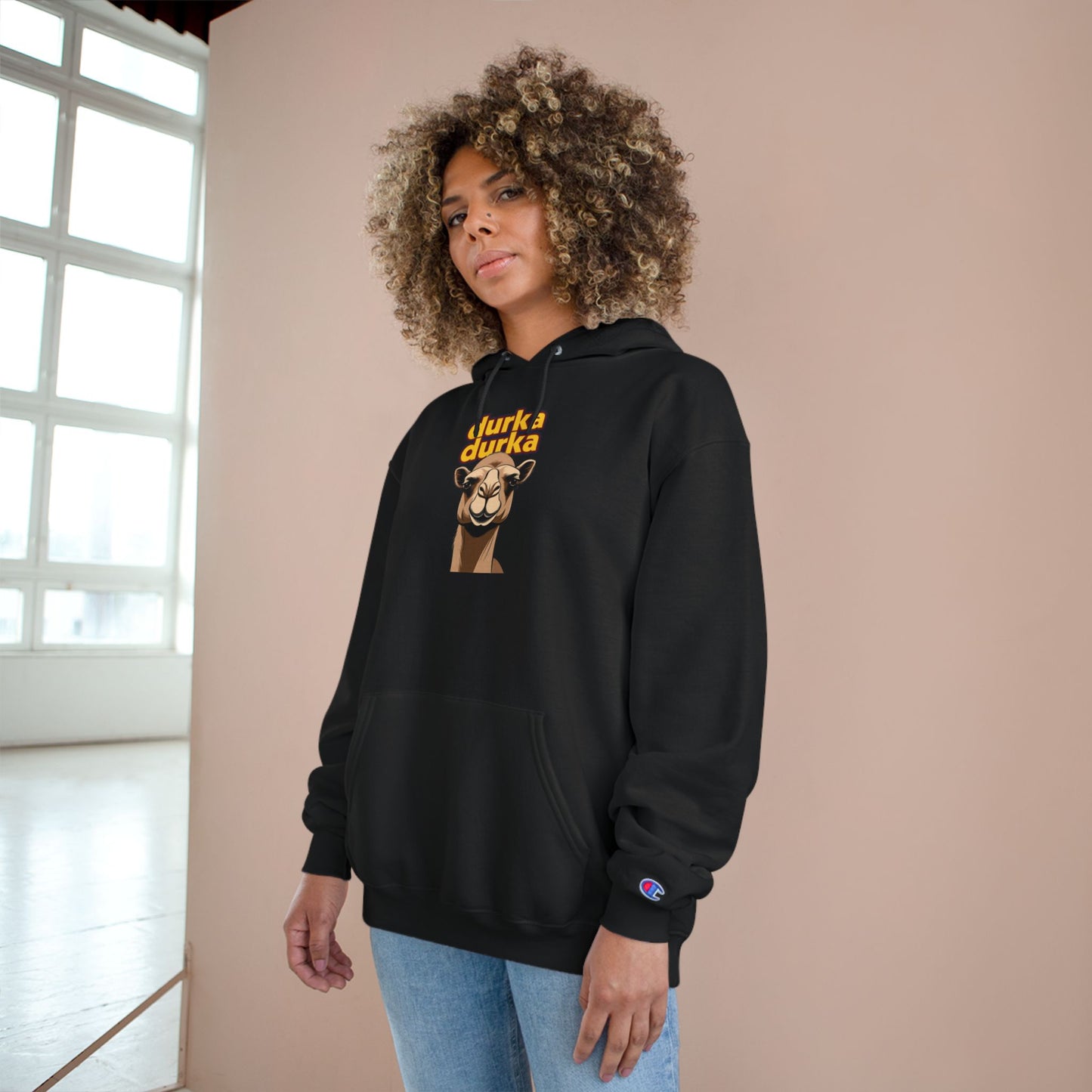 "Durka Durka" Camel Champion Brand Hoodie