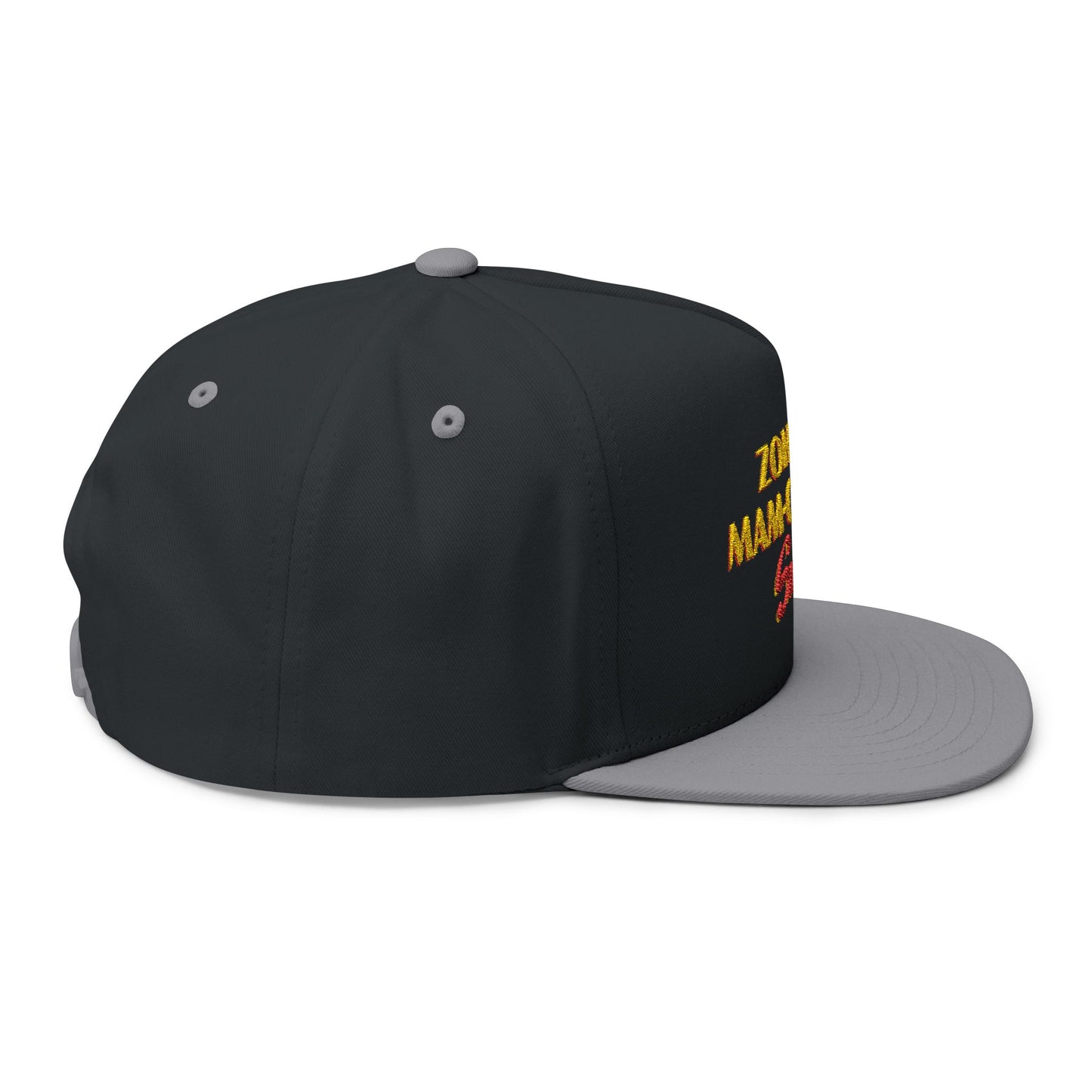 Zohran Mam-Commie Sucks Embroidered Snapback Flat Bill Cap