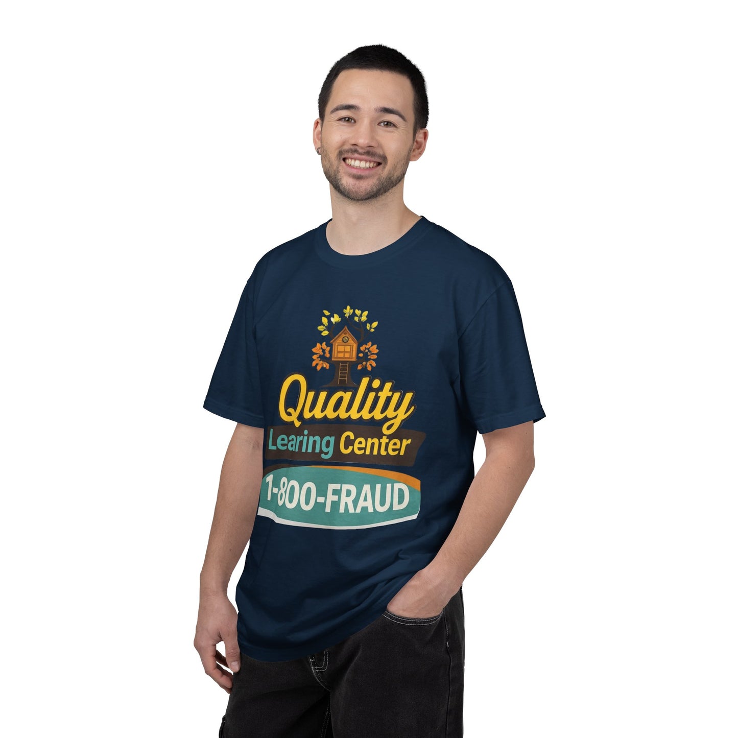 "Quality Learing Center" 1-800-FRAUD Comfort Colors Brand T-Shirt
