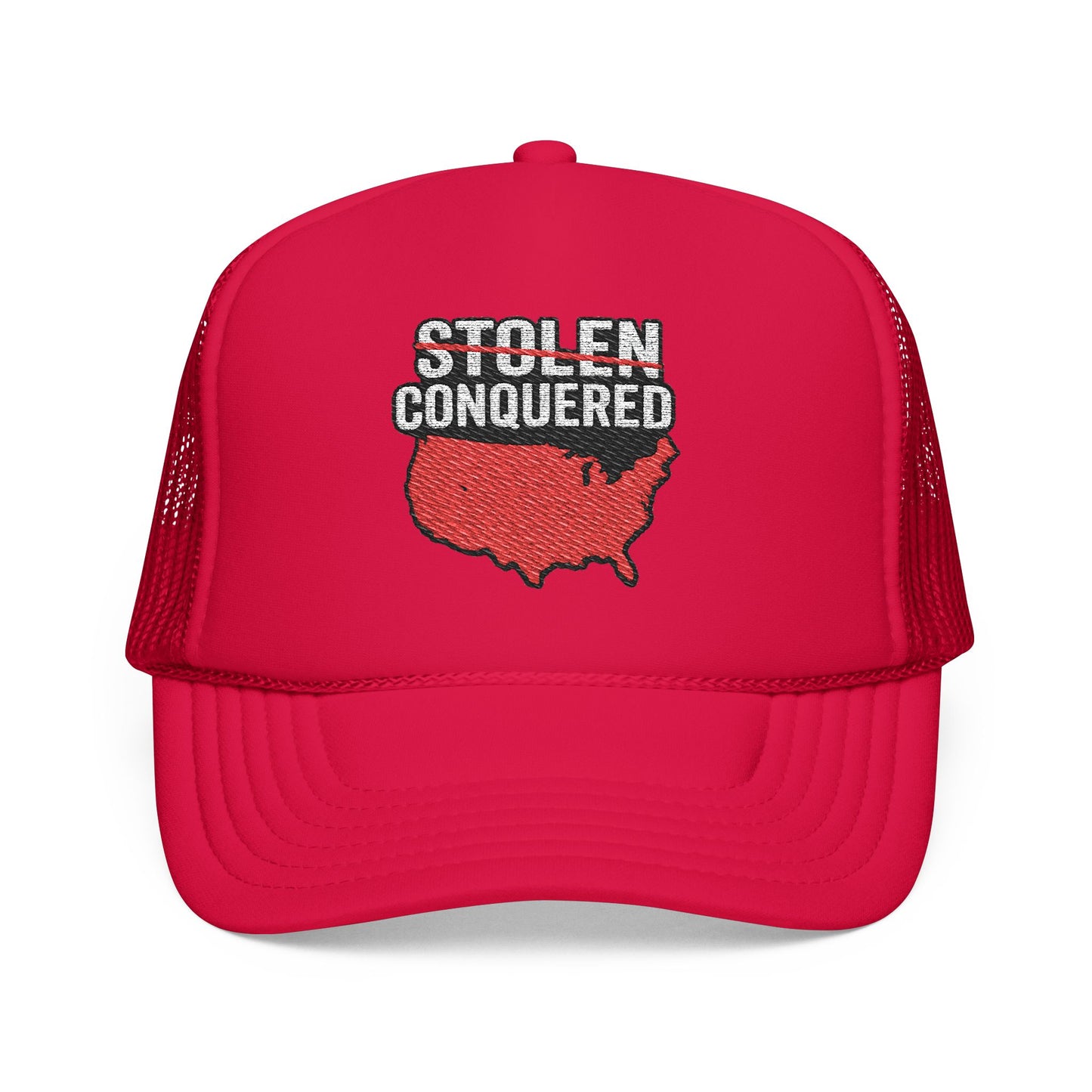 Stolen Conquered USA Embroidered Trucker Hat