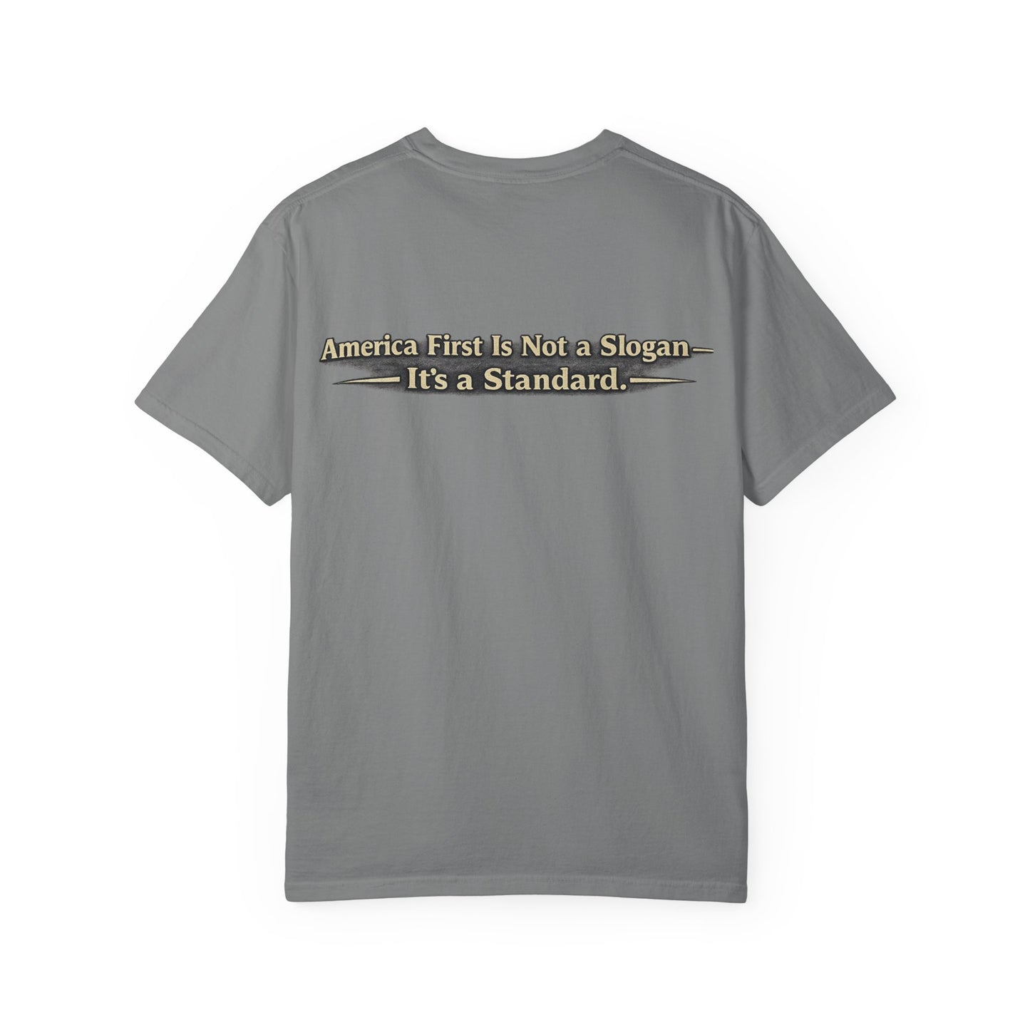 "Make America First Again" Book Merch Comfort Color Brand T-Shirt
