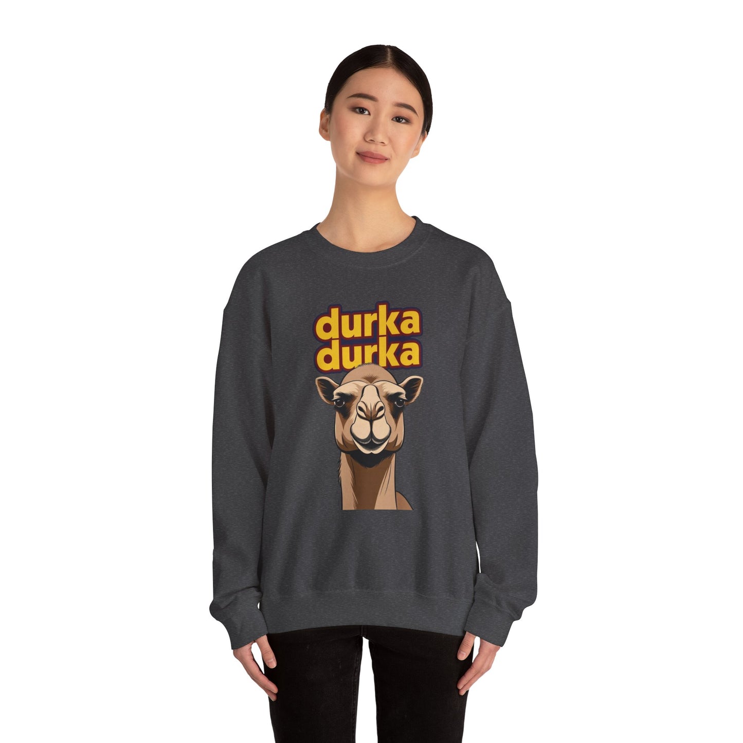 "Durka Durka" Camel Gildan Brand Crewneck Sweatshirt