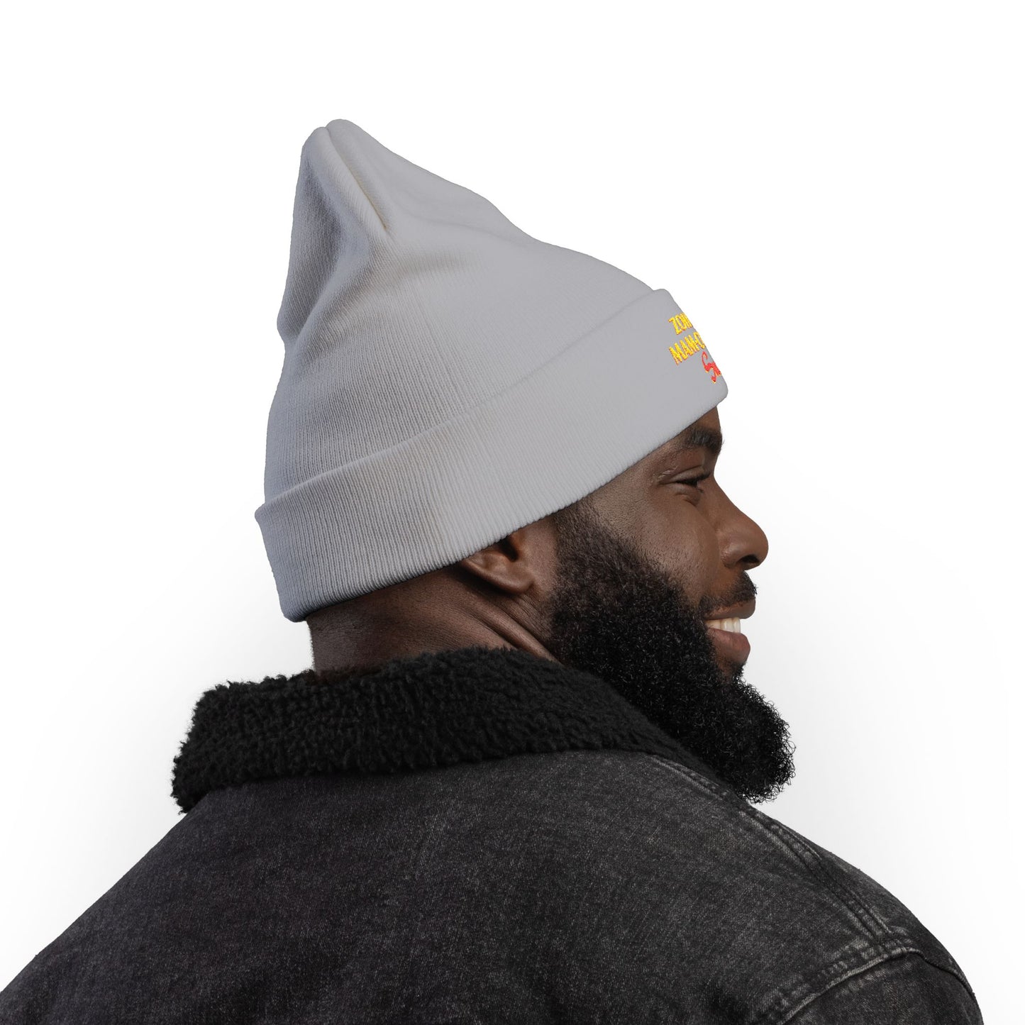 Zohran Mam-Commie Sucks Embroidered Knit Beanie