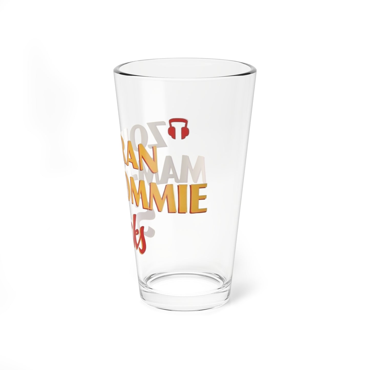 Zohran Mam-Commie Sucks 16oz Drinking Glass