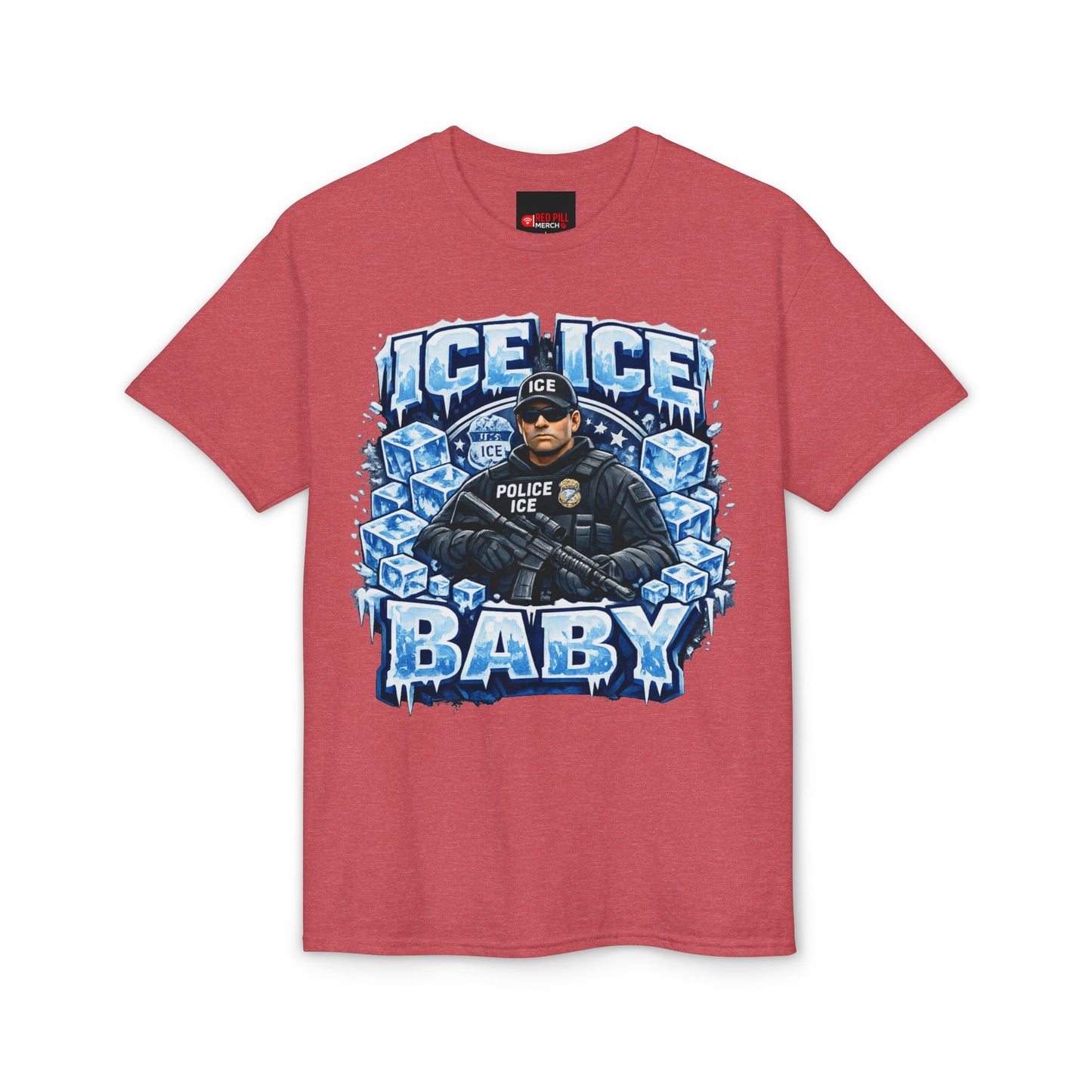 Ice Ice Baby ICE Agent Gildan 8000 Brand T-Shirt