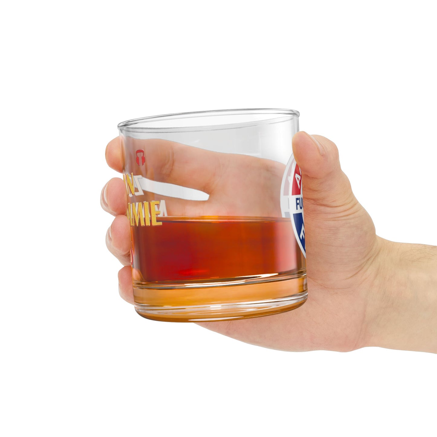 Zohran Mam-Commie Sucks/America First F*CK ISLAM 10oz Whiskey Glass