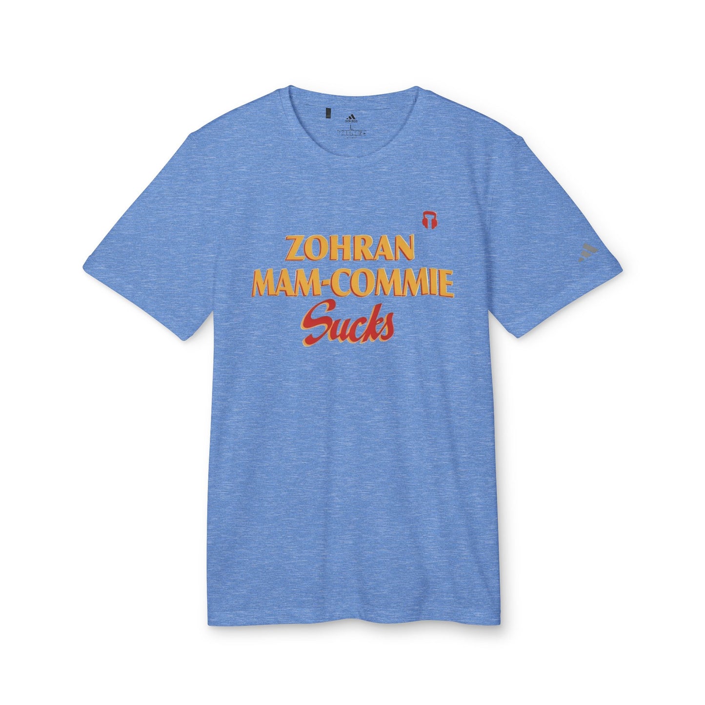 Zohran Mam-Commie Sucks Adidas Brand T-Shirt