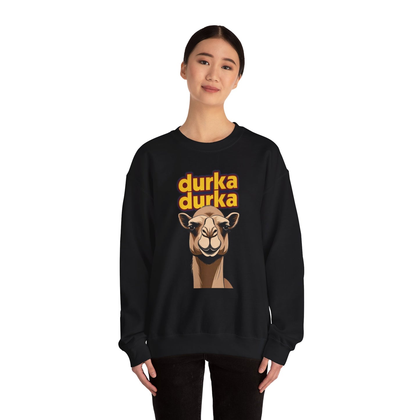 "Durka Durka" Camel Gildan Brand Crewneck Sweatshirt