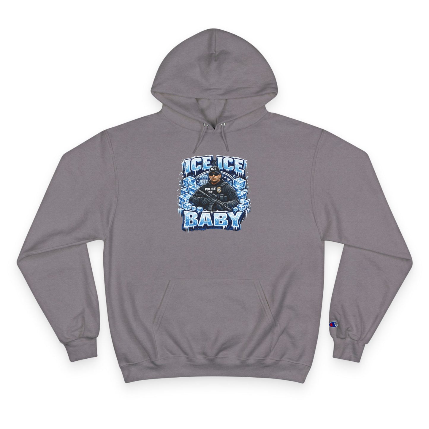 Ice Ice Baby ICE Agent Champion Brand Hoodie