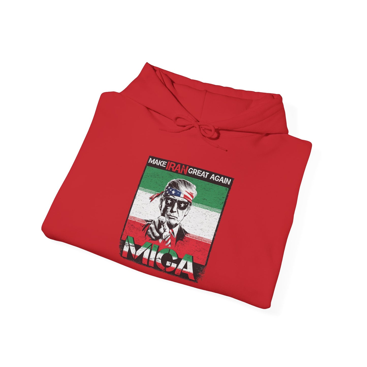 "Make Iran Great Again (MIGA)" Trump Comfort Colors Brand Hoodie