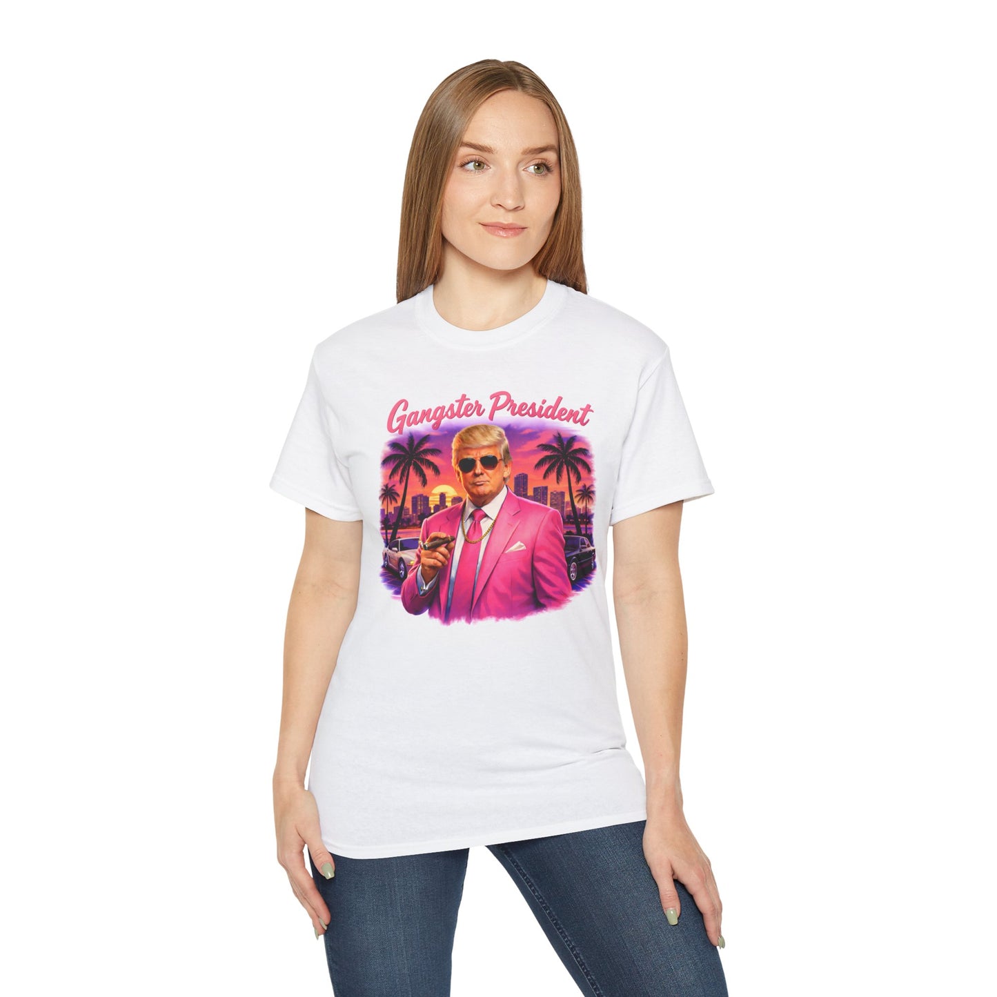 Gangster President Vice City Gildan Brand T-Shirt
