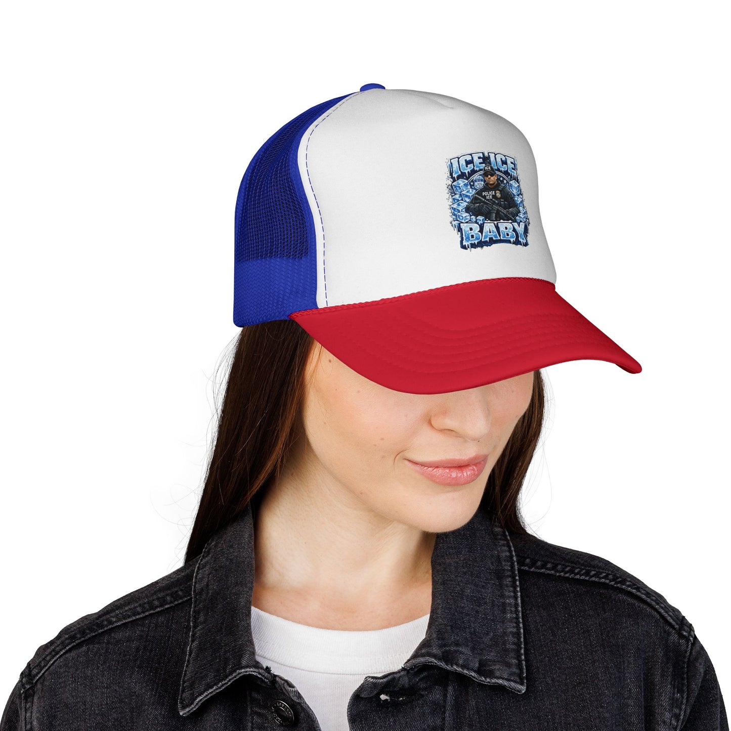 Ice Ice Baby ICE Agent Trucker Hat