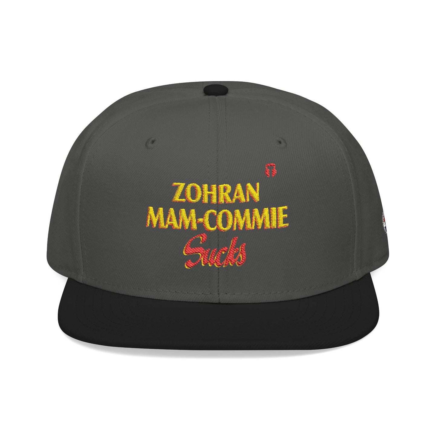 Zohran Mam-Commie Sucks Embroidered Snapback Hat