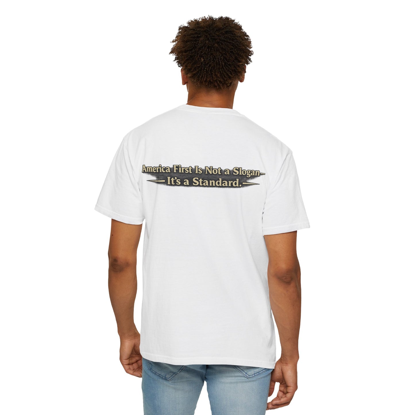 "Make America First Again" Book Merch Comfort Color Brand T-Shirt